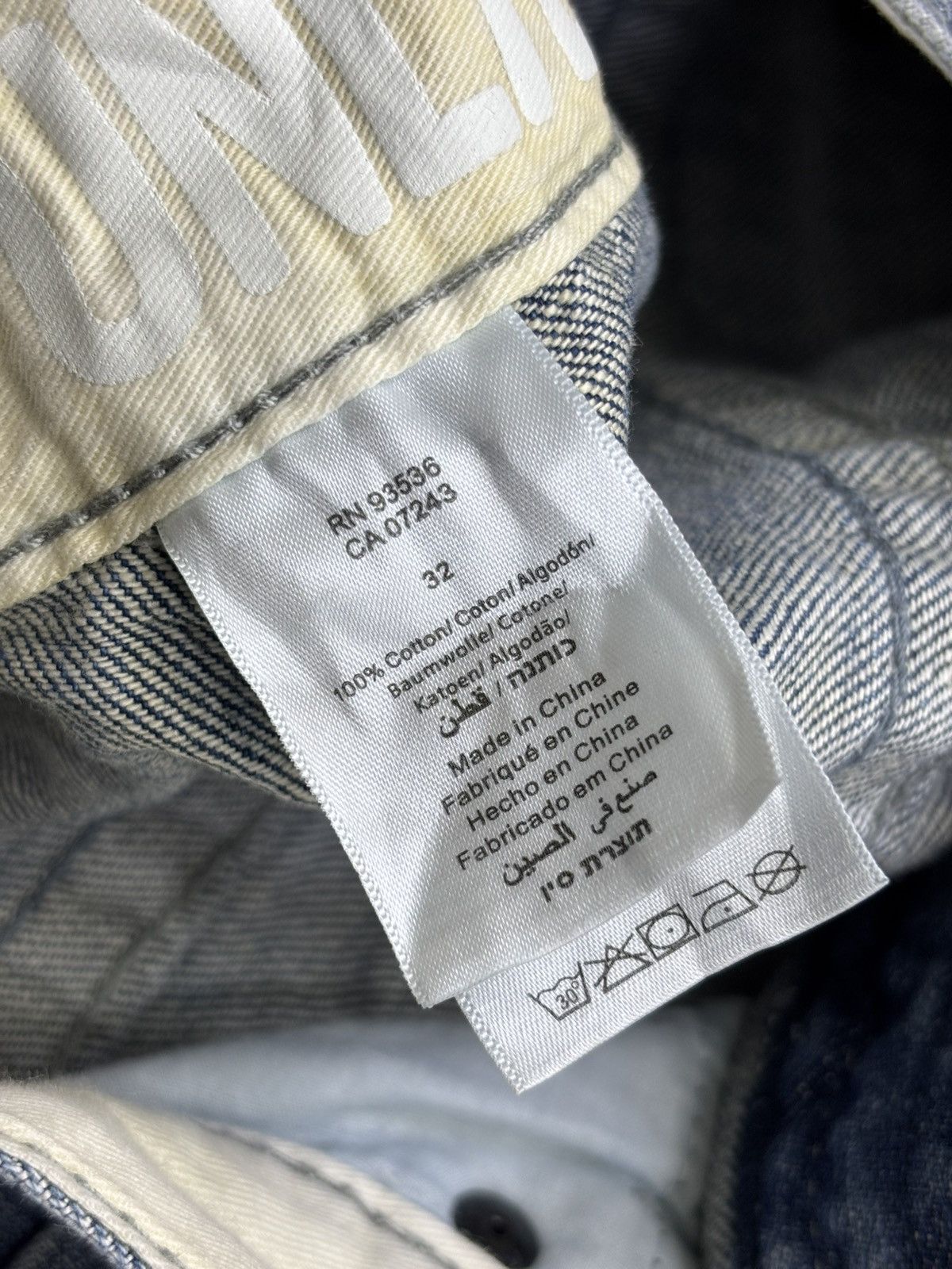 Ecko Unltd. 💥Baggy💥Ecko Spell Out Rapper Denim F834 Size US 33 - 17 Thumbnail