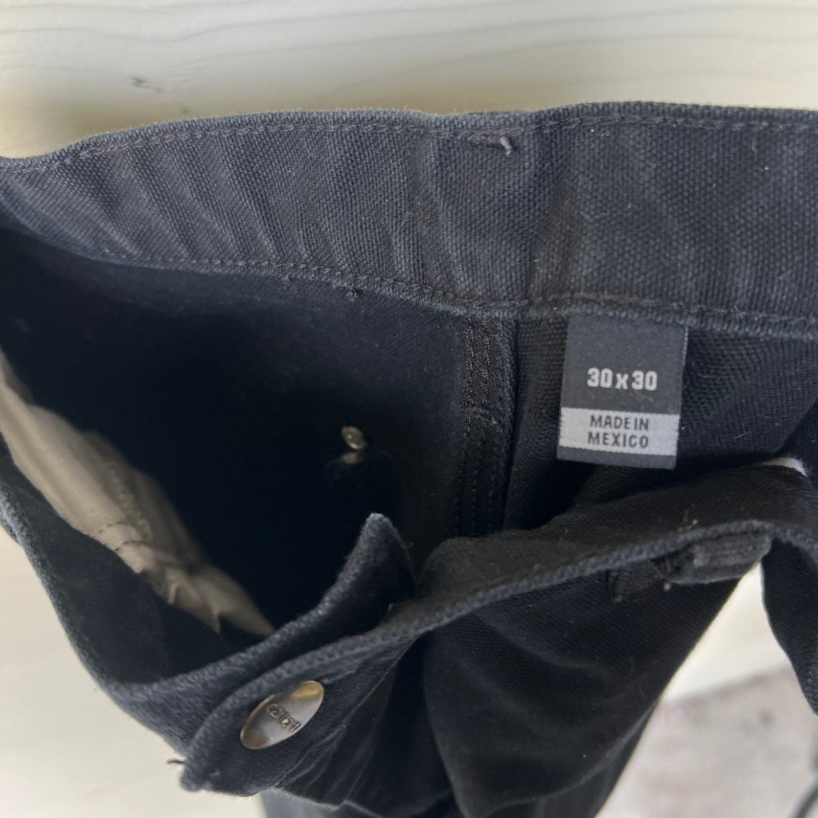 Carhartt × Vintage Carhartt black double knee work wear carpenter pants Size US 29 - 6 Thumbnail