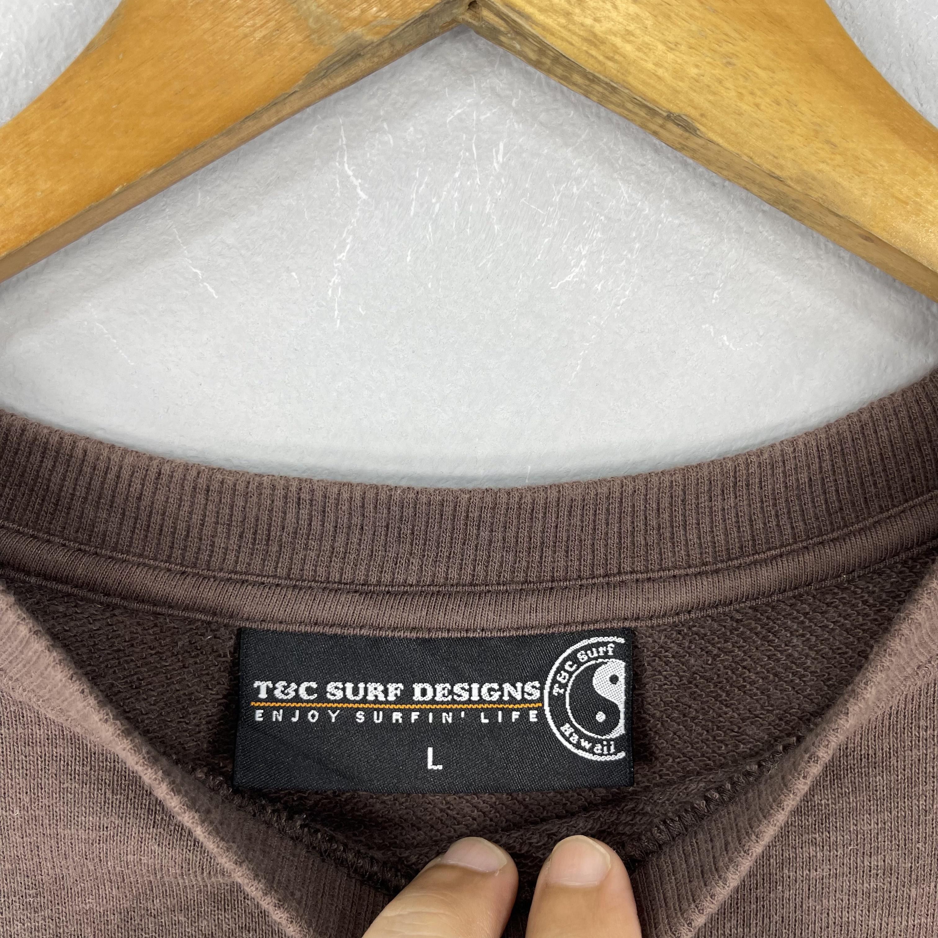 Vintage Vintage Town And Country Surf Back Hit Sweatshirt Size M / US 6-8 / IT 42-44 - 7 Thumbnail