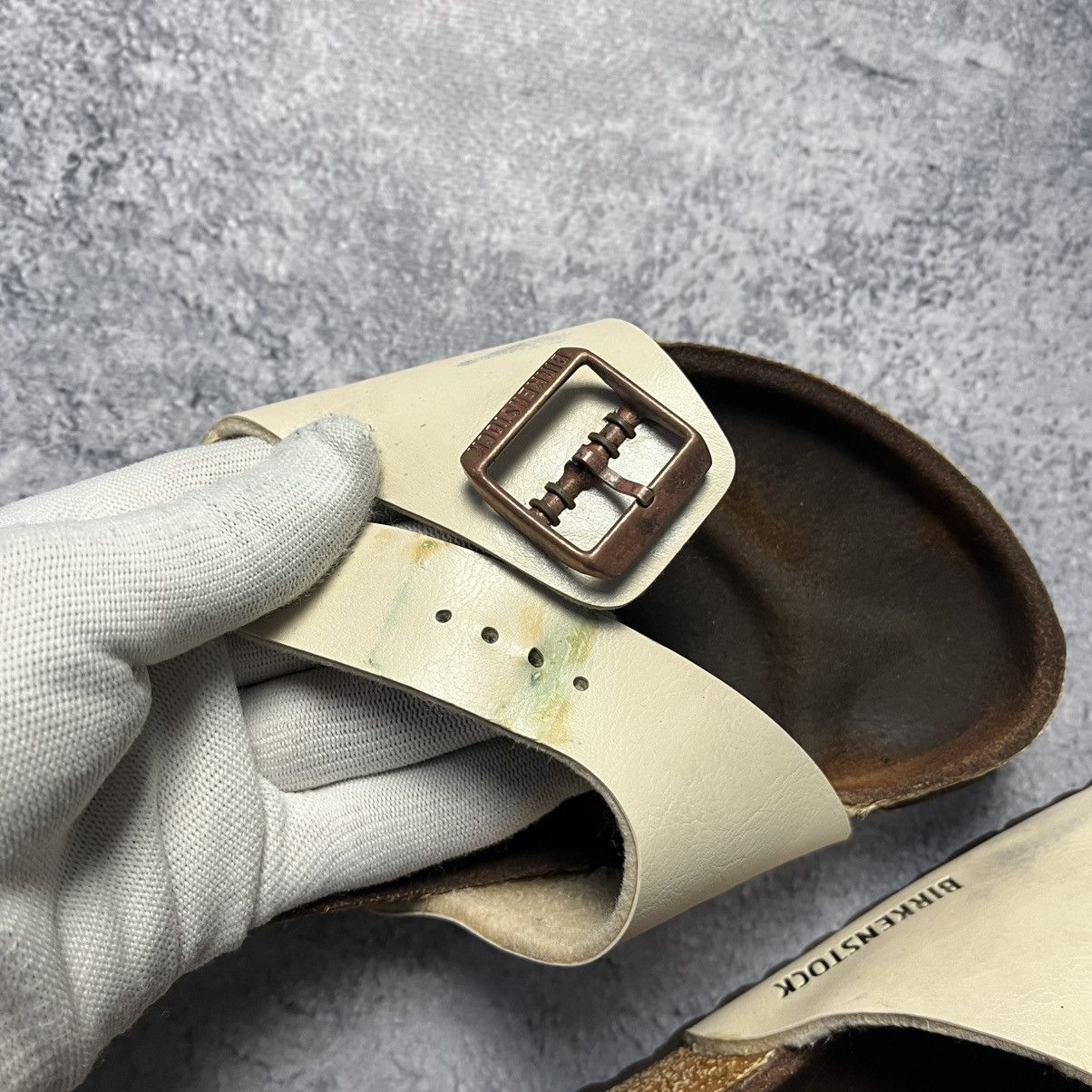Birkenstock Birkenstock Madrid Birko-Flor Graceful Pearl White Sandals Size US 11 / IT 41 - 6 Thumbnail