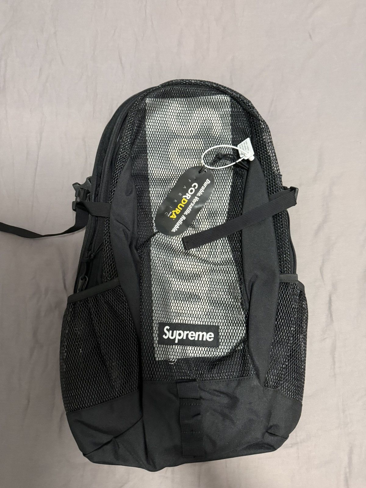 Supreme Supreme 20ss ss20 black backpack black | Grailed