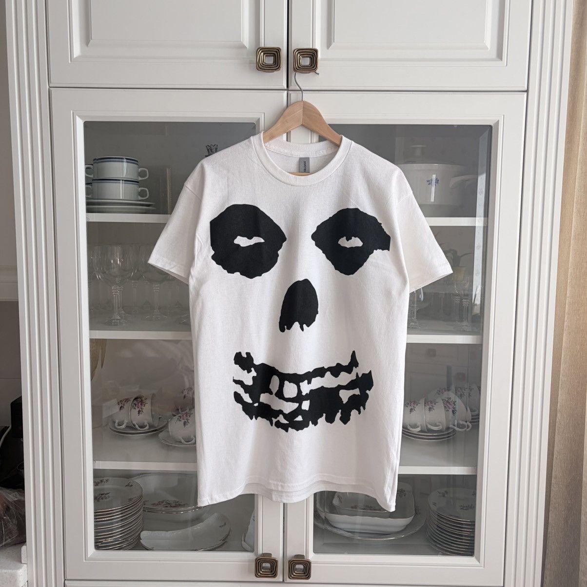 Band Tees T-shirt Misfits - Skull logo Rock band Size US L / EU 52-54 / 3 - 1 Thumbnail