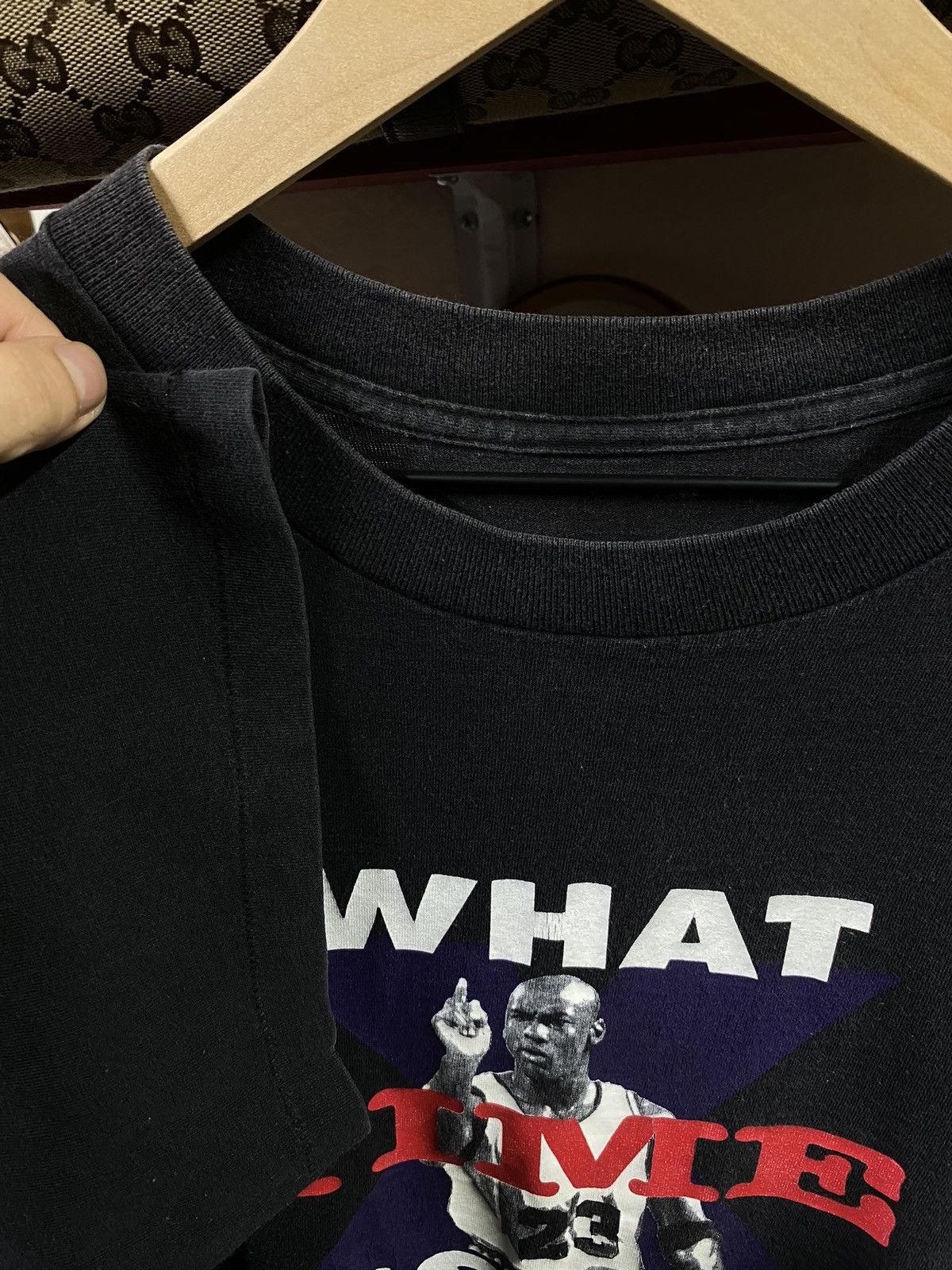 Jordan Brand × Vintage Vintage 90’s Nike Michael Jordan Tee Shirt Large Size US L / EU 52-54 / 3 - 3 Thumbnail