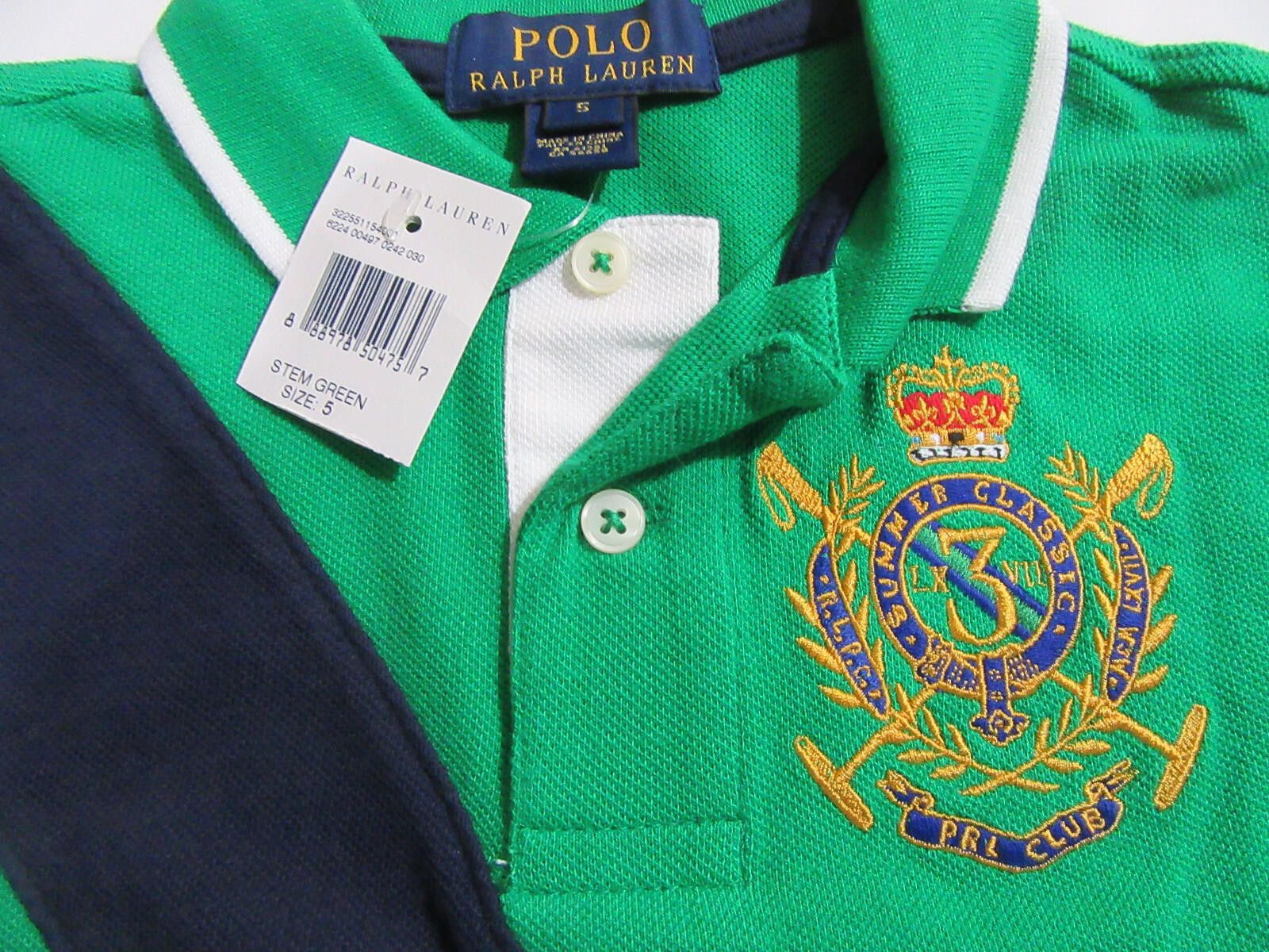 Polo Ralph Lauren Polo Ralph Lauren Summer Classics PRL Club Boys Green 5 Size US XXS / EU 40 - 4 Thumbnail