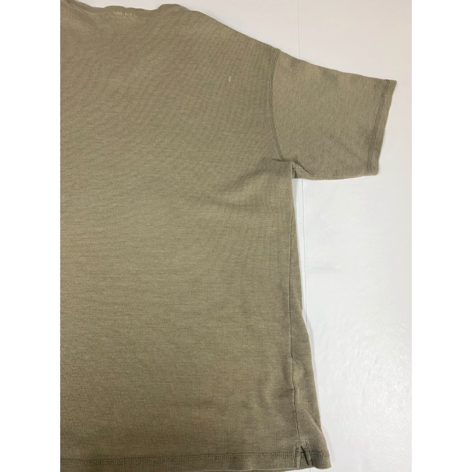 Bugle Boy Bugle Boy Mens Shirt XL Beige V-Neck Short Sleeve Cotton Breathable Stretch Logo T-Shirt Regular Vintage No Size US XL / EU 56 / 4 - 7 Thumbnail