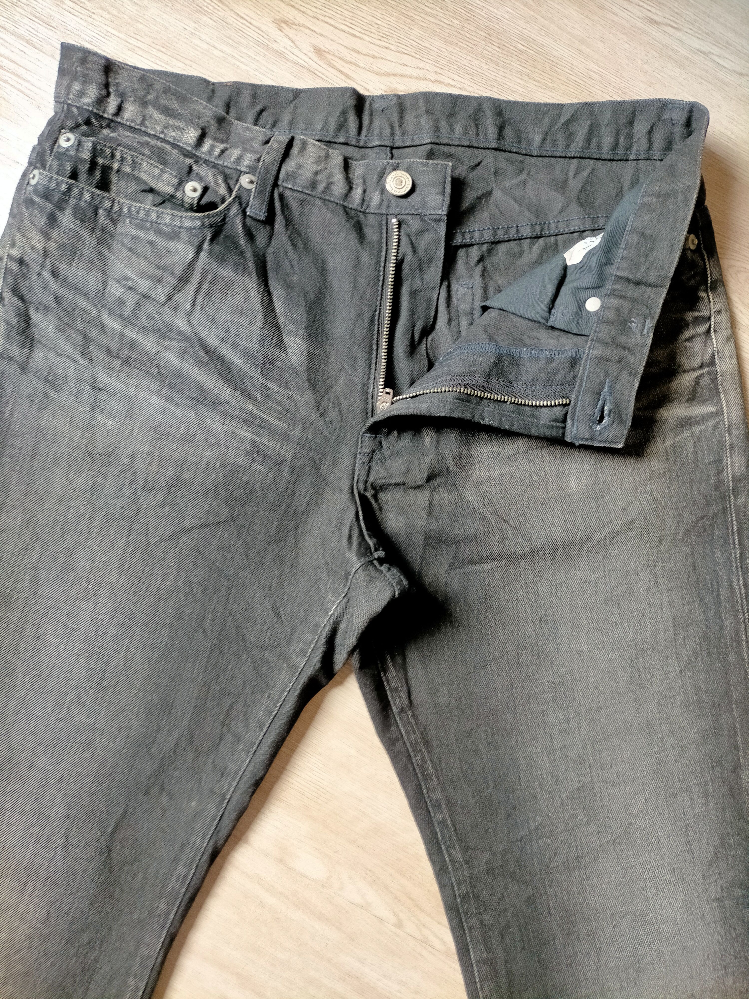Lanvin Lanvin eu Bleu Black Embroidered Logo Denim Pants Size US 34 / EU 50 - 8 Thumbnail