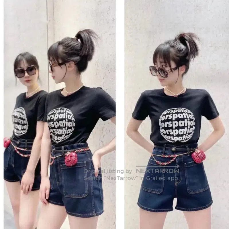 Dior Dior Black Cotton Women's T. Size S / US 4 / IT 40 - 8 Thumbnail