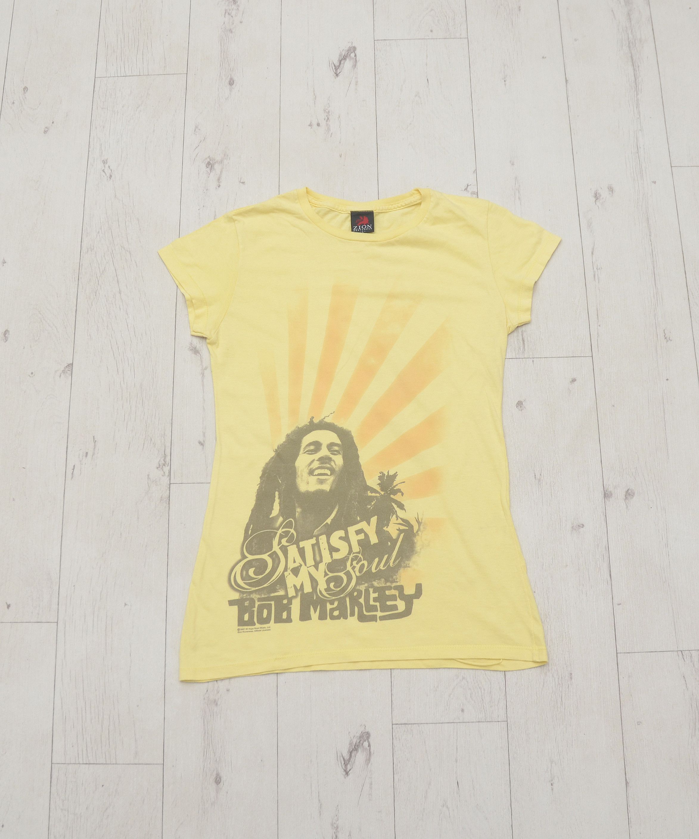 Bob Marley × Vintage × Zion Rootswear Vintage Y2K Zion Bob Marley Band Tee Reggae Jamaica Music Size L / US 10 / IT 46 - 1 Thumbnail