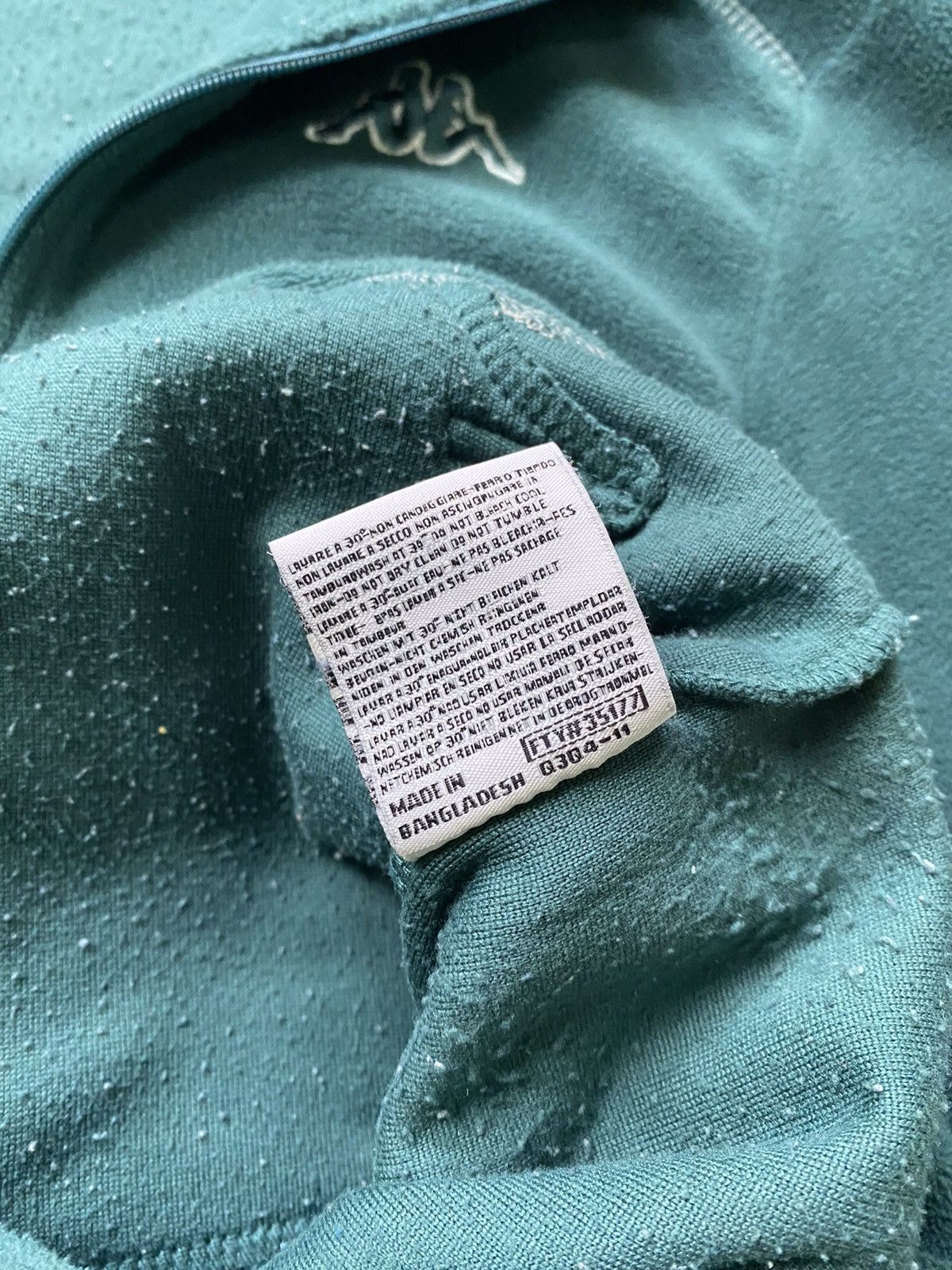 Kappa Vintage Kappa Fleece Full Zip Up Green Sweatshirt Y2K 90s Size US M / EU 48-50 / 2 - 7 Thumbnail
