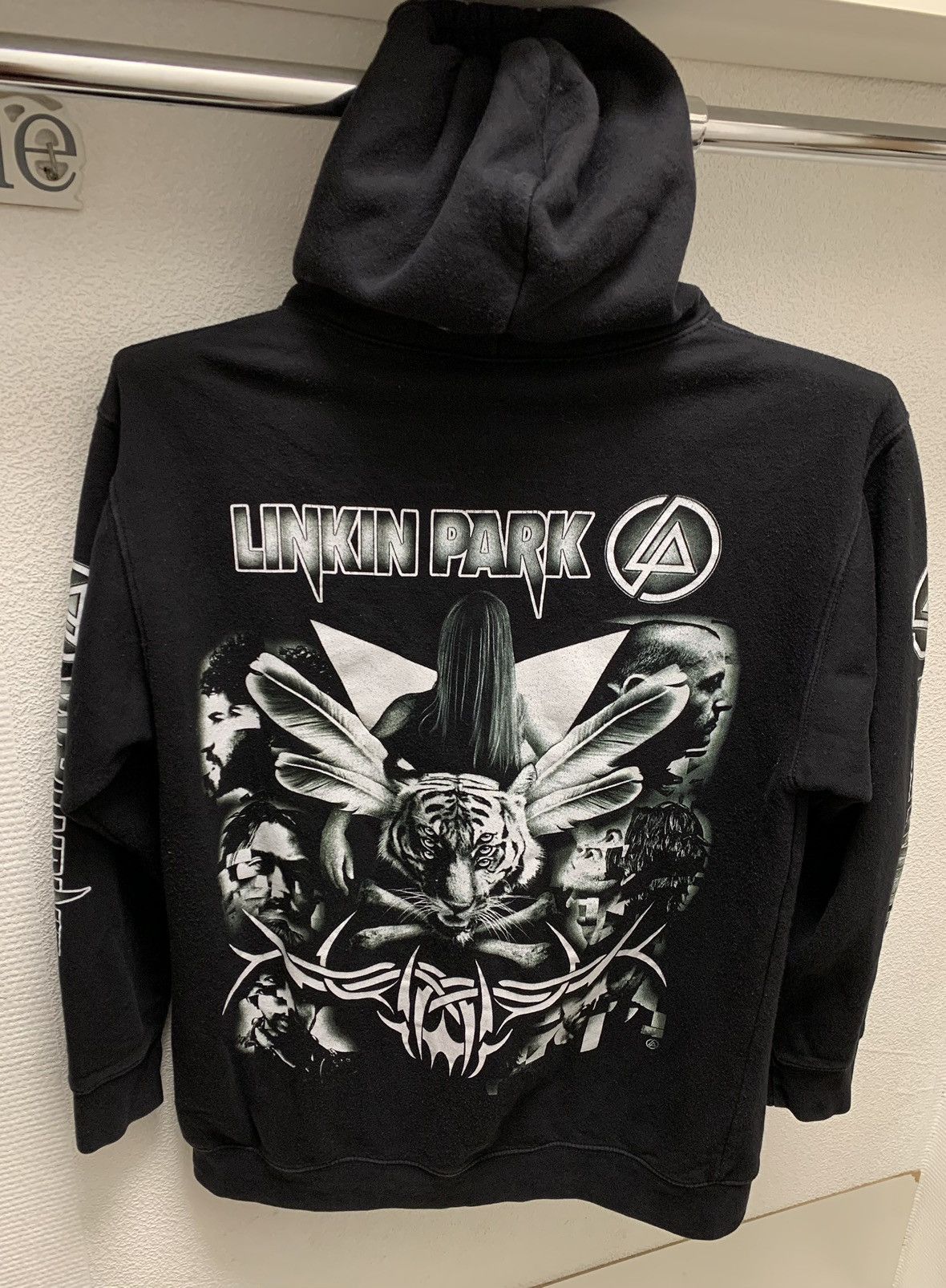 Band Tees Linkin Park vintage black zip hoodie L sz 1990th 90th full Size US L / EU 52-54 / 3 - 8 Thumbnail