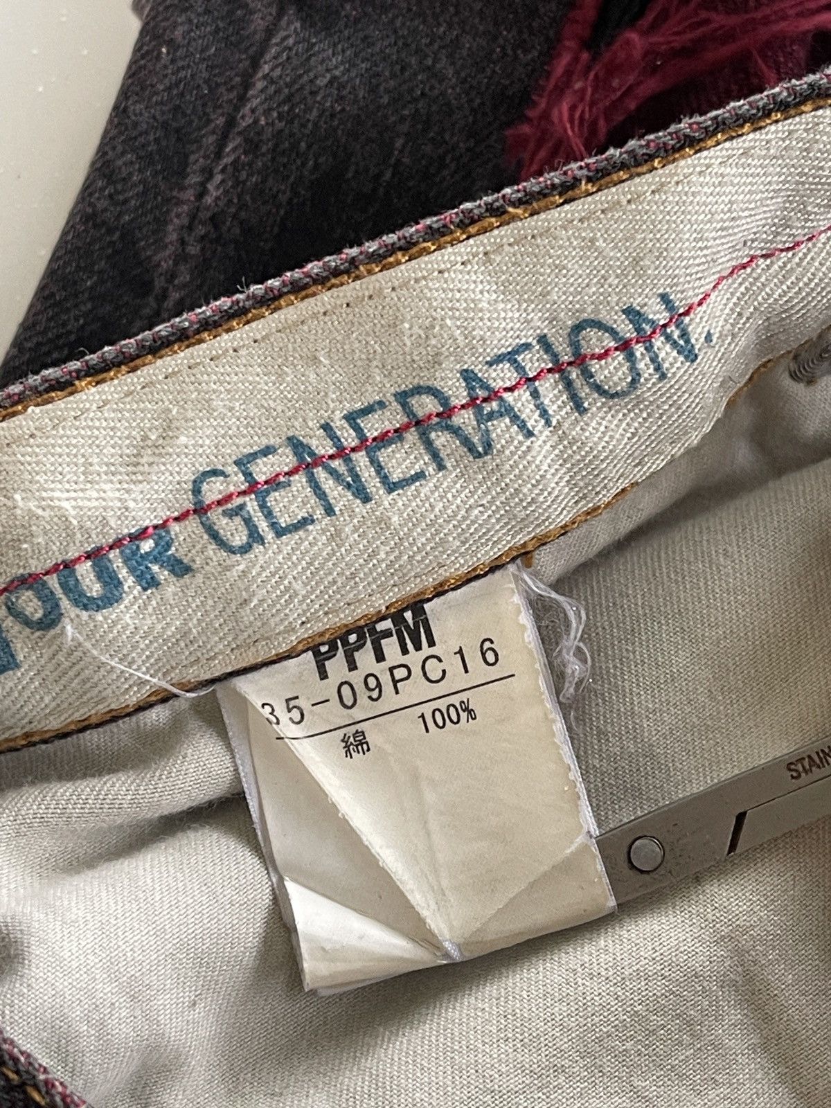 PPFM PPFM "Rock N Roll" Crazy Ripped Distressed Denim Size US 32 / EU 48 - 10 Thumbnail