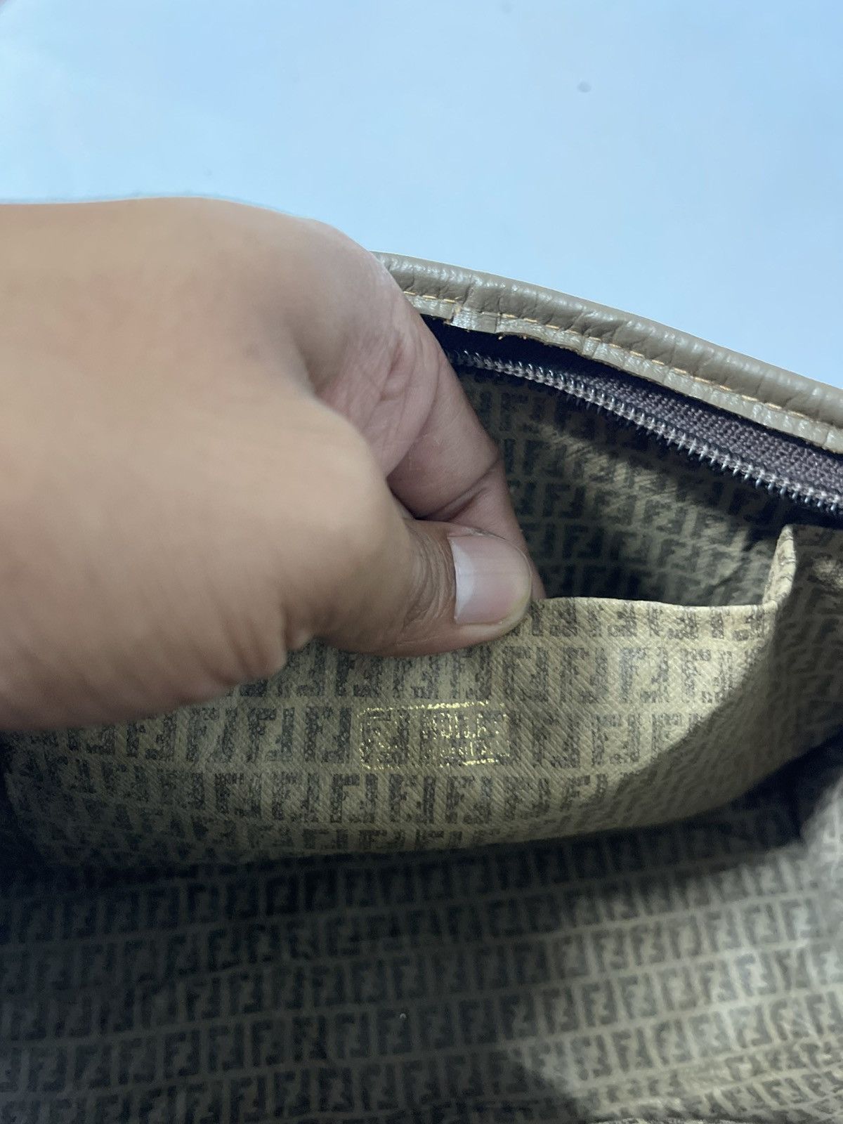 Fendi Vintage Fendi Monogram Clutch Bag Size ONE SIZE - 20 Thumbnail