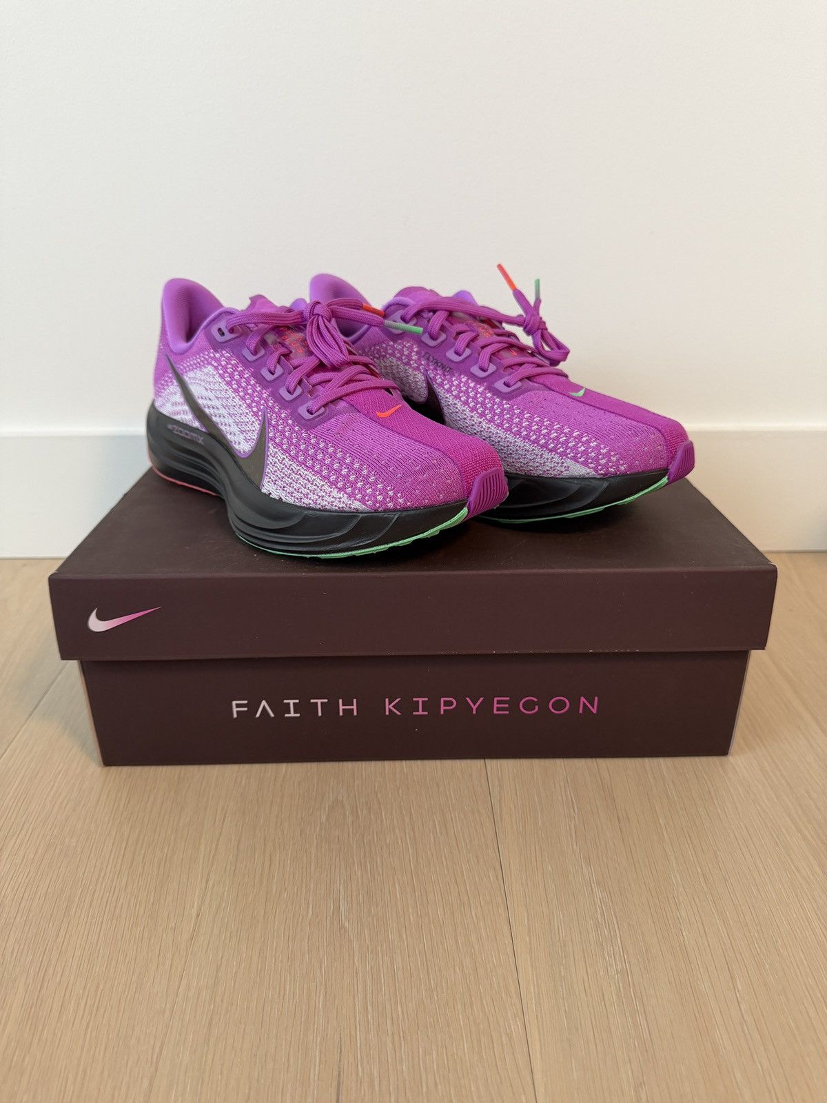 Nike Faith Kipyegon x Nike Pegasus Plus FuchsiaDream/Purple NIB Size US 7.5 / IT 37.5 - 1 Thumbnail