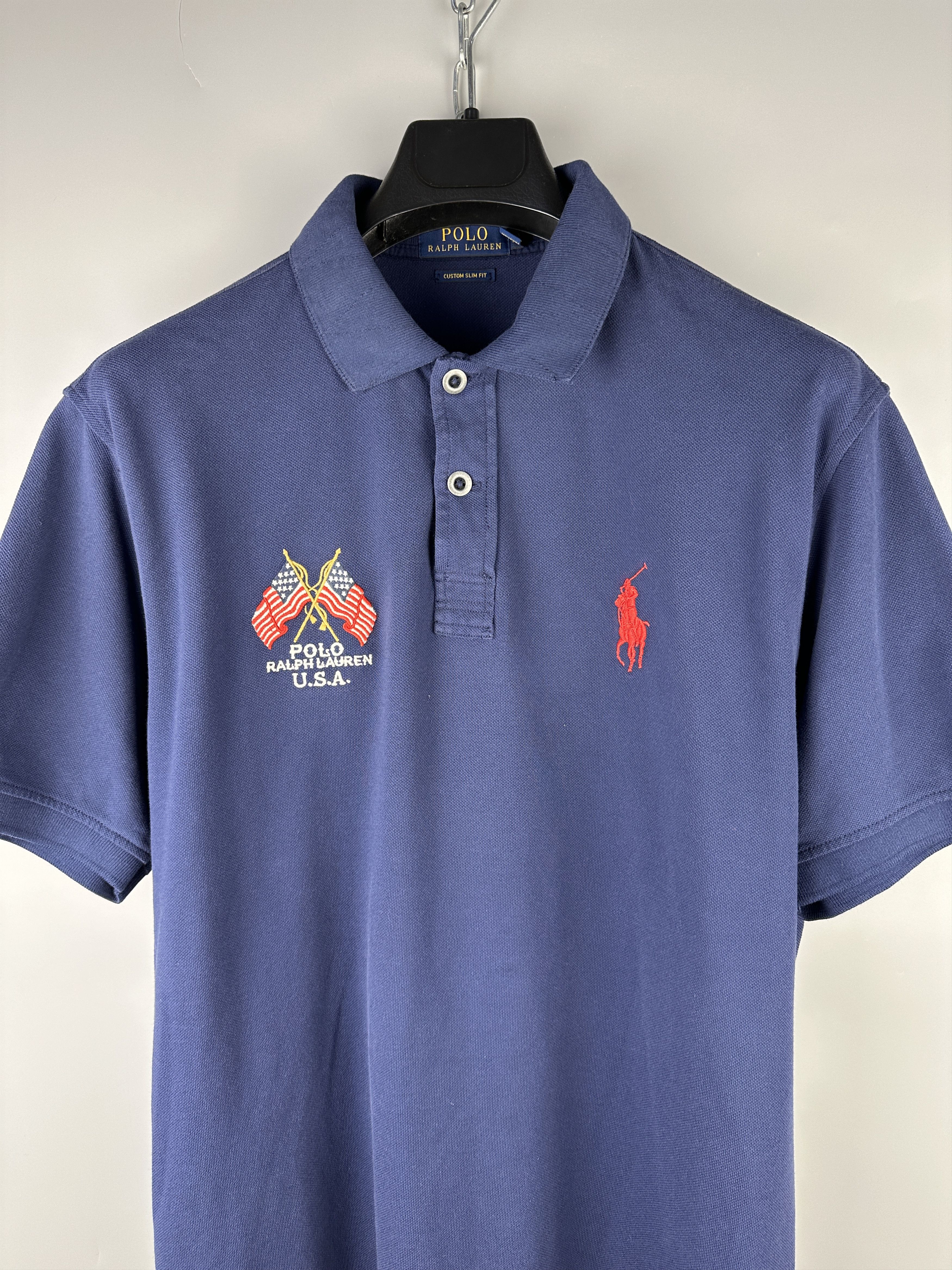 Polo Ralph Lauren × Vintage Polo Ralph Lauren Heritage Big Logo Polo Shirt Size US XL / EU 56 / 4 - 3 Thumbnail
