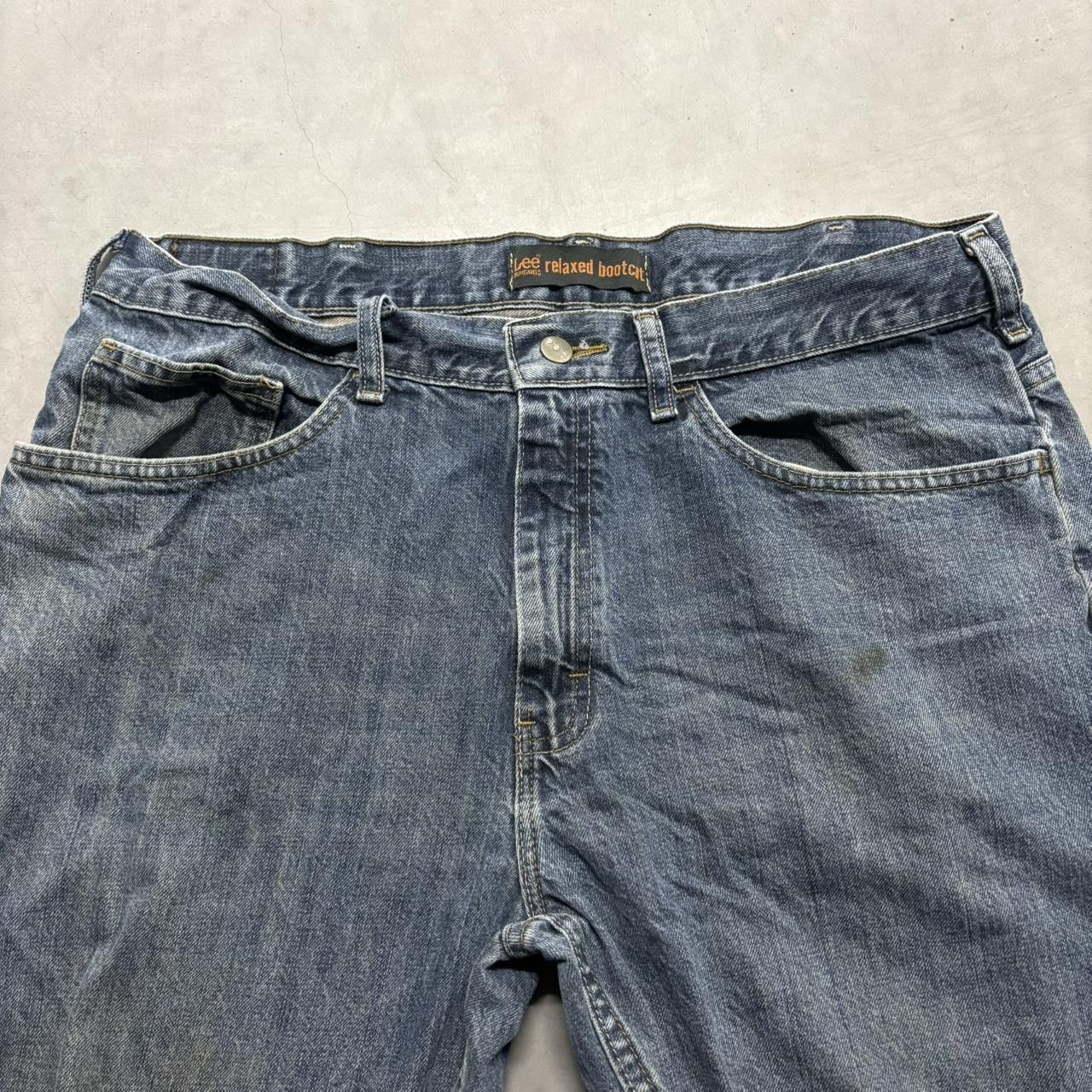 Vintage Crazy Vintage Y2K/2000s Baggy Streetwear Style Dark Blue Wash Denim Jeans! Size US 36 / EU 52 - 2 Thumbnail