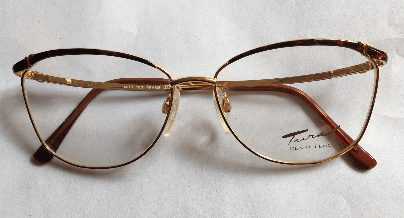 Vintage Vintage 80s TURA Purple Woman Eyeglasses Frame Japan Size ONE SIZE - 1 Thumbnail