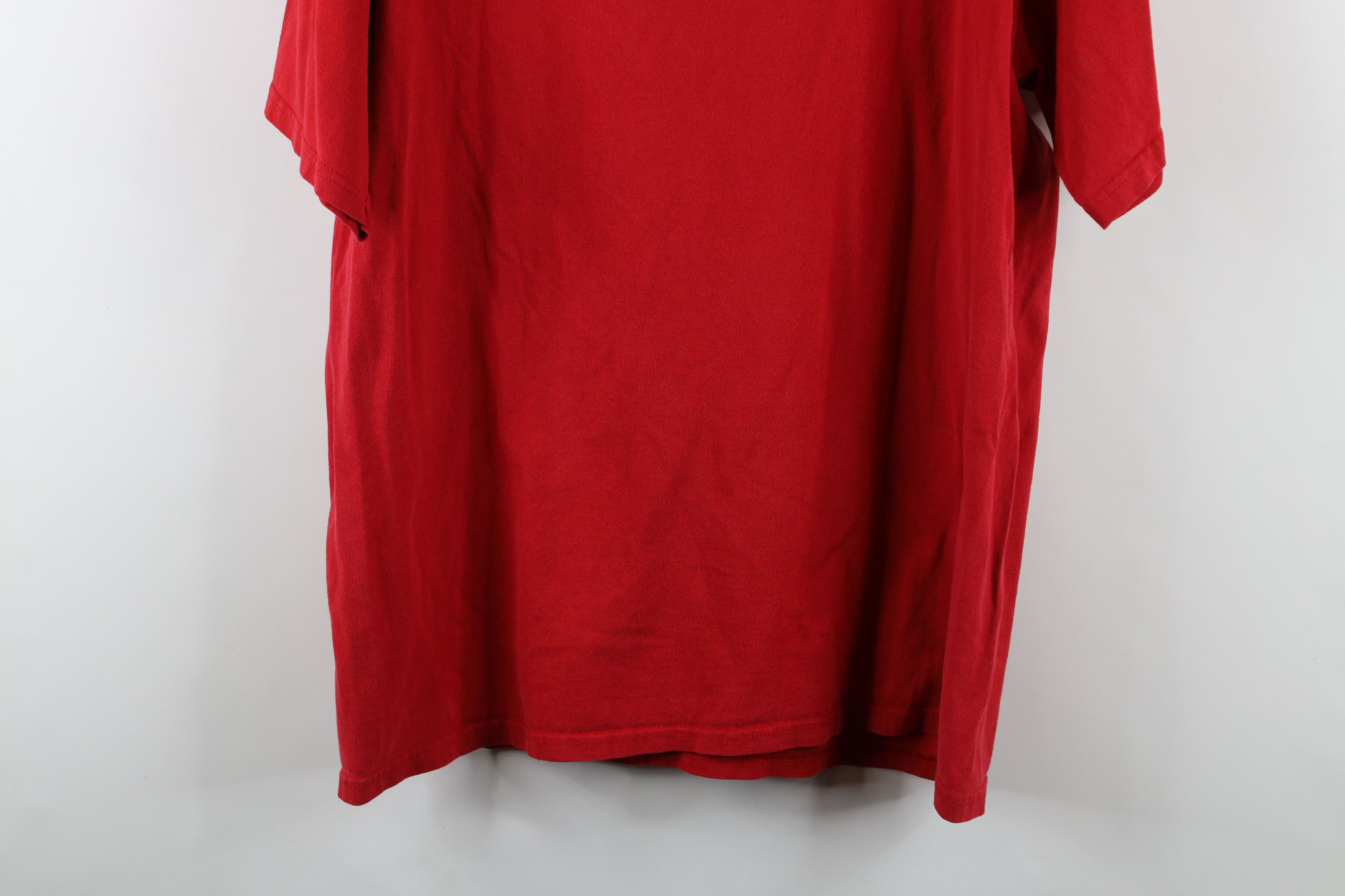 Adidas × Vintage Vintage Y2K 2003 Adidas Spell Out Short Sleeve T-Shirt Red Size US L / EU 52-54 / 3 - 15 Thumbnail