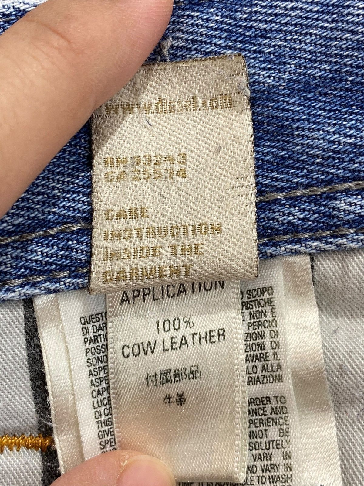 Diesel Diesel Industry Brand Faded Blue Wash Distress Style Jeans Size US 32 / EU 48 - 17 Thumbnail
