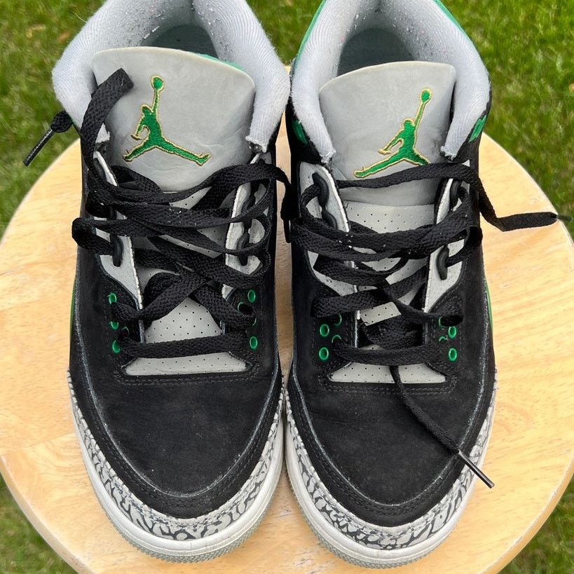 Jordan Brand × Nike Nike Air Jordan 3 Retro Pine Green Men's Shoes - Size 7 Size US 7 / EU 40 - 4 Thumbnail