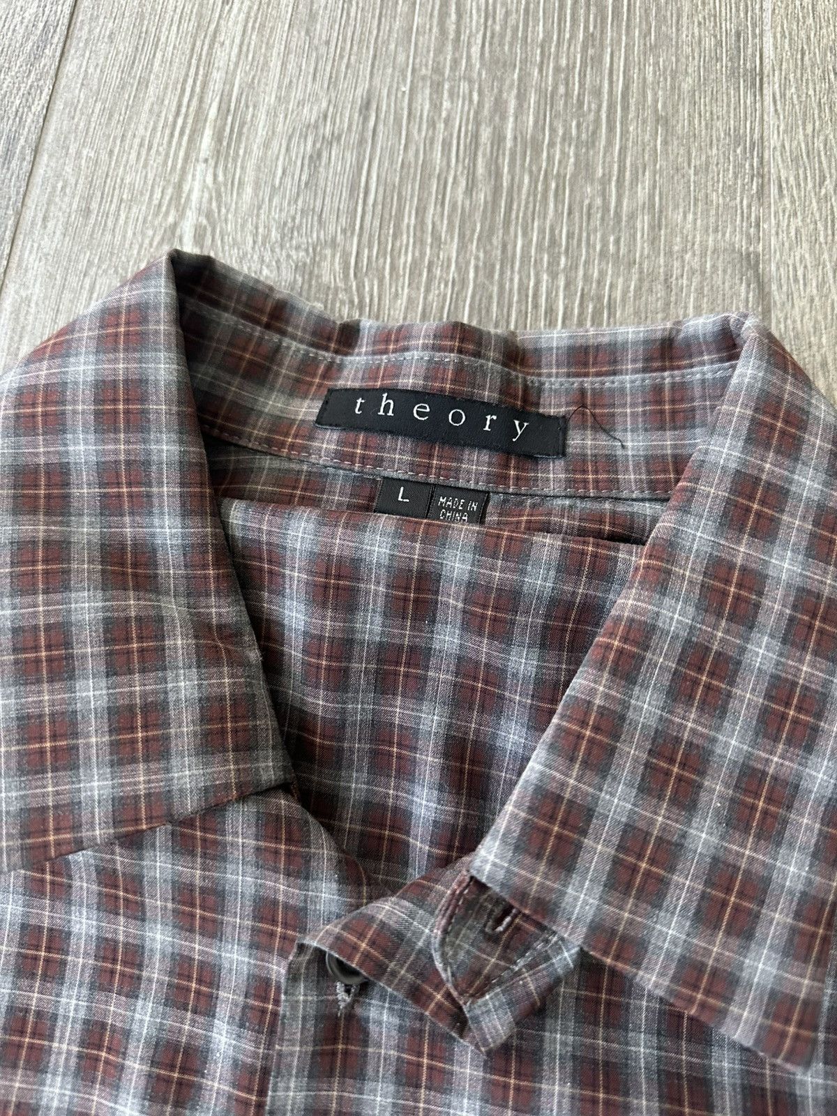 Theory RED PLAID THEORY DRESS SHIRT Size US L / EU 52-54 / 3 - 2 Thumbnail