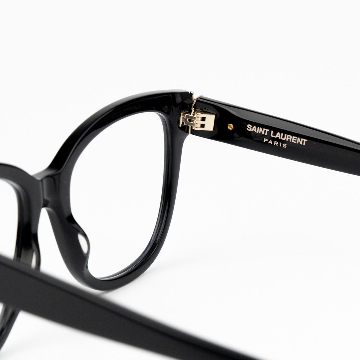 Saint Laurent Paris NEW Saint Laurent SLM97 001 Black Square Women Eyeglasses Size ONE SIZE - 7 Thumbnail