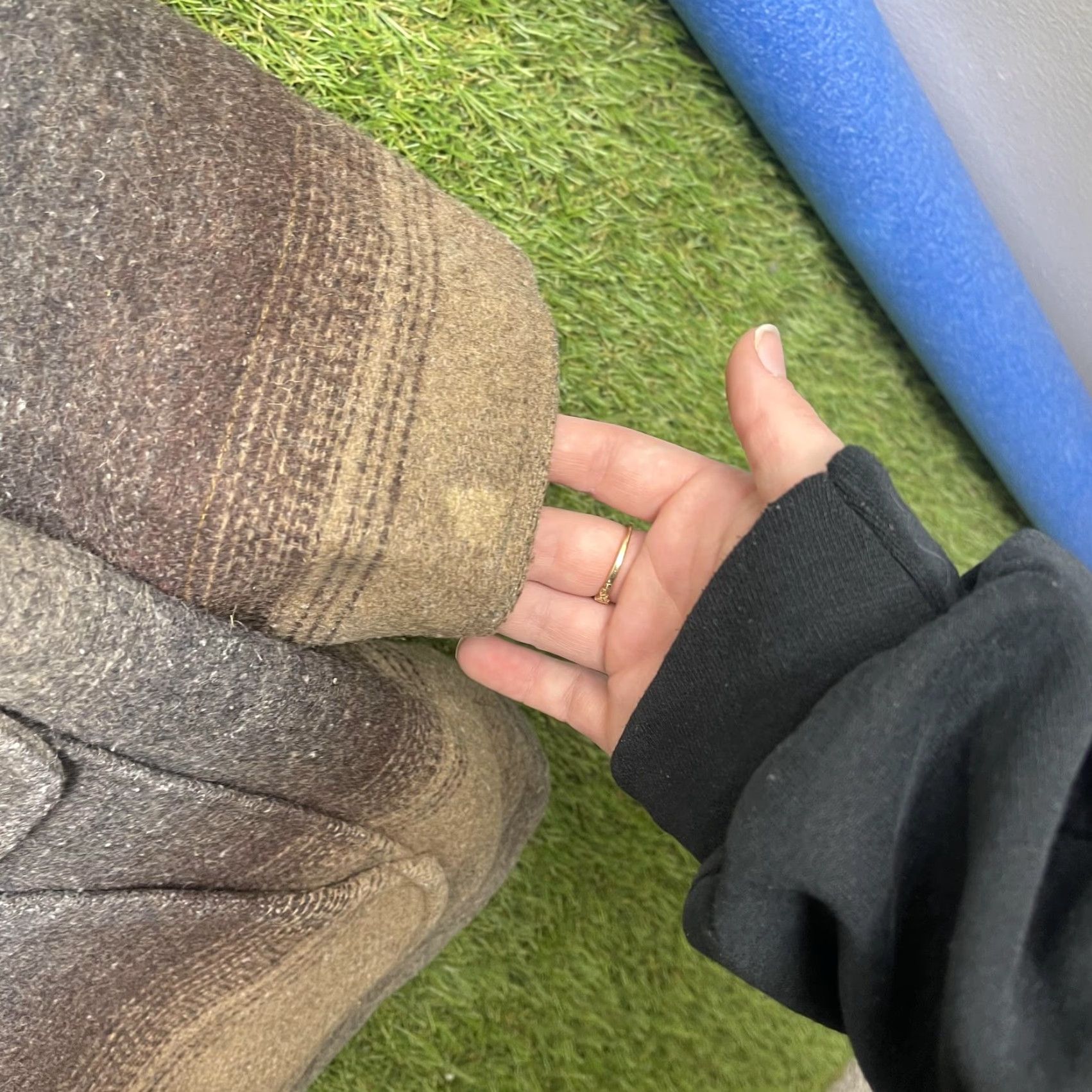 Vintage VINTAGE Noatak Coat Mens 2XL Gray Wool Overcoat Striped Leather Collar Pockets Weatherproof Outdoor Casual Workwear Size US XXL / EU 58 / 5 - 7 Thumbnail