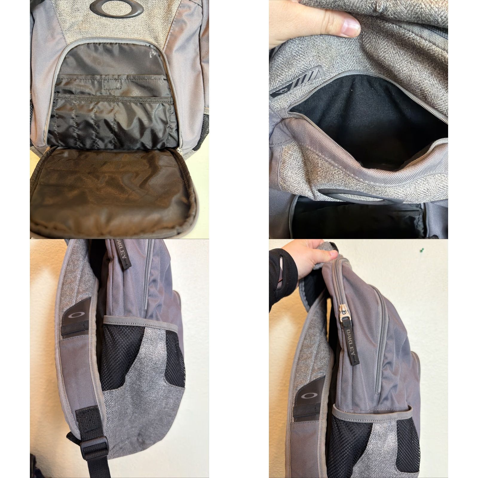 Oakley Oakley Backpack 5 Speed Pack Gray Travel Commute School Work Men 19x12.5x7 Polyester Backpack Size ONE SIZE - 8 Thumbnail
