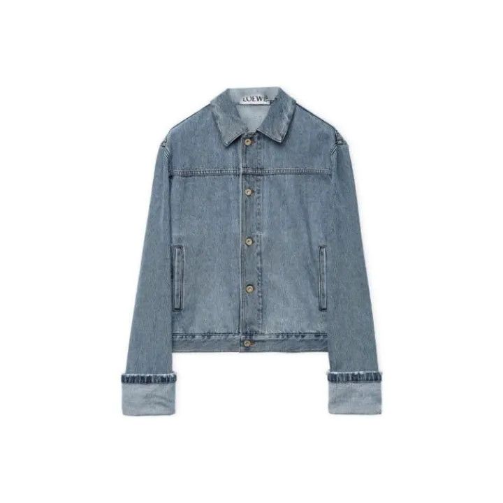 Loewe Loewe SS23 Casual Blue Denim Jacket Size US L / EU 52-54 / 3 - 1 Thumbnail