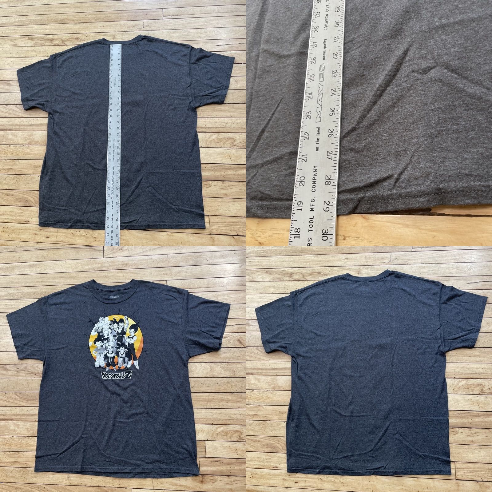 Vintage DRAGON BALL Z Shirt Men XL Gray GOKU GOHAN Vegeta Trunks DBZ Graphic Tee X L 46" Shirts Tee, 90s Anime, Dragon Ball Z Mens XL Gray Size US XL / EU 56 / 4 - 8 Thumbnail