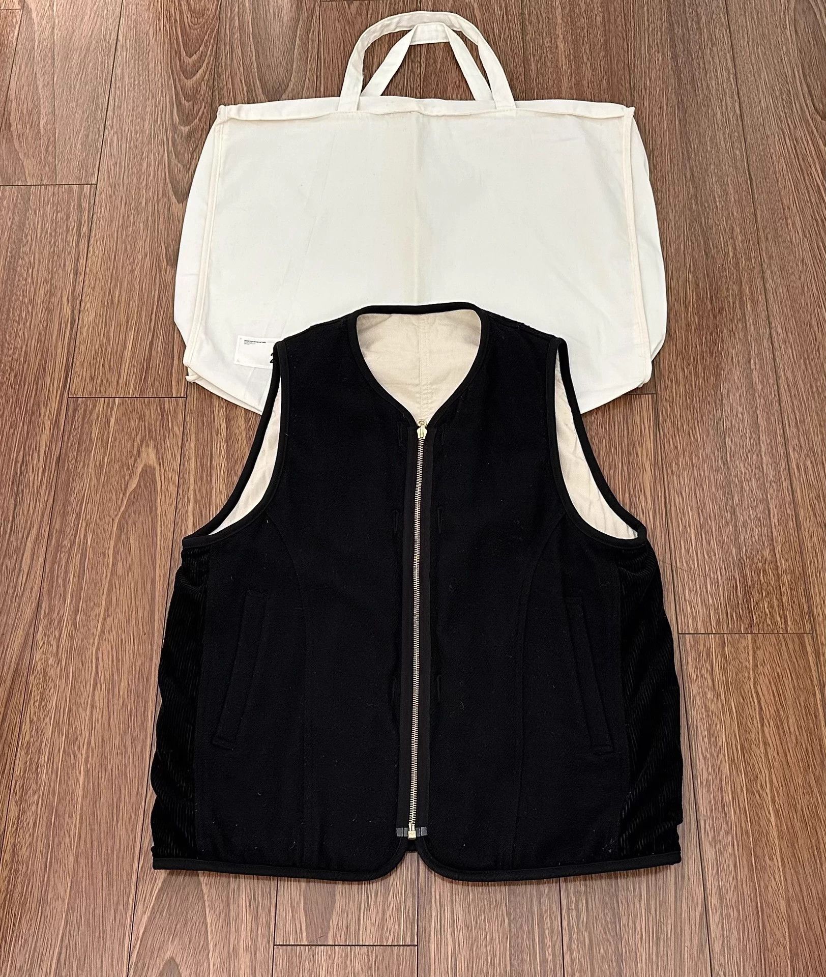 VISVIM 18AW WAWONA DOWN VEST (W/LI NEP TWEED) Down Vest