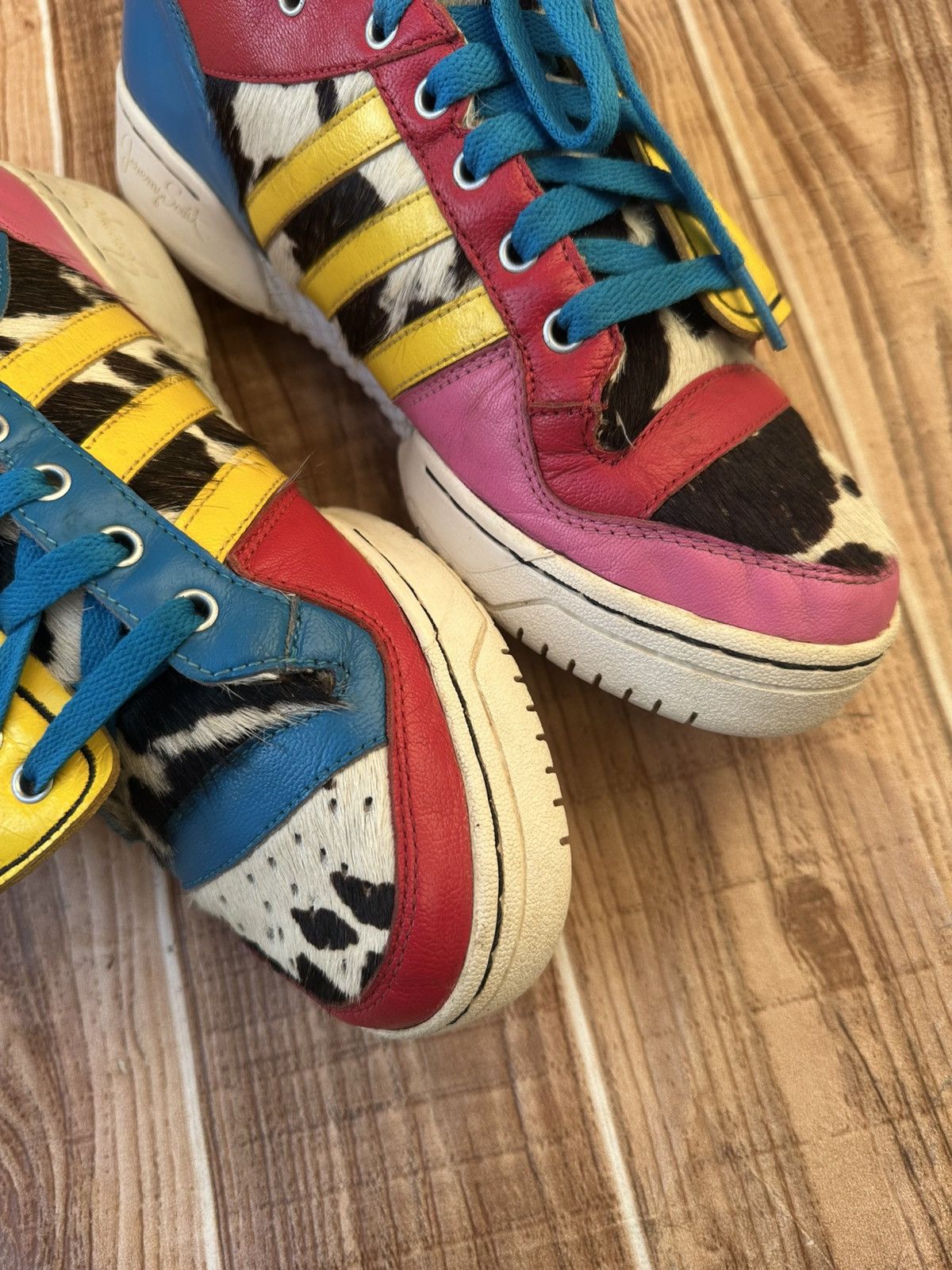 Adidas × Jeremy Scott Adidas Jeremy Scott 2NE1 Wings Avant Garde High Sneakers Size US 8.5 / EU 41-42 - 9 Thumbnail