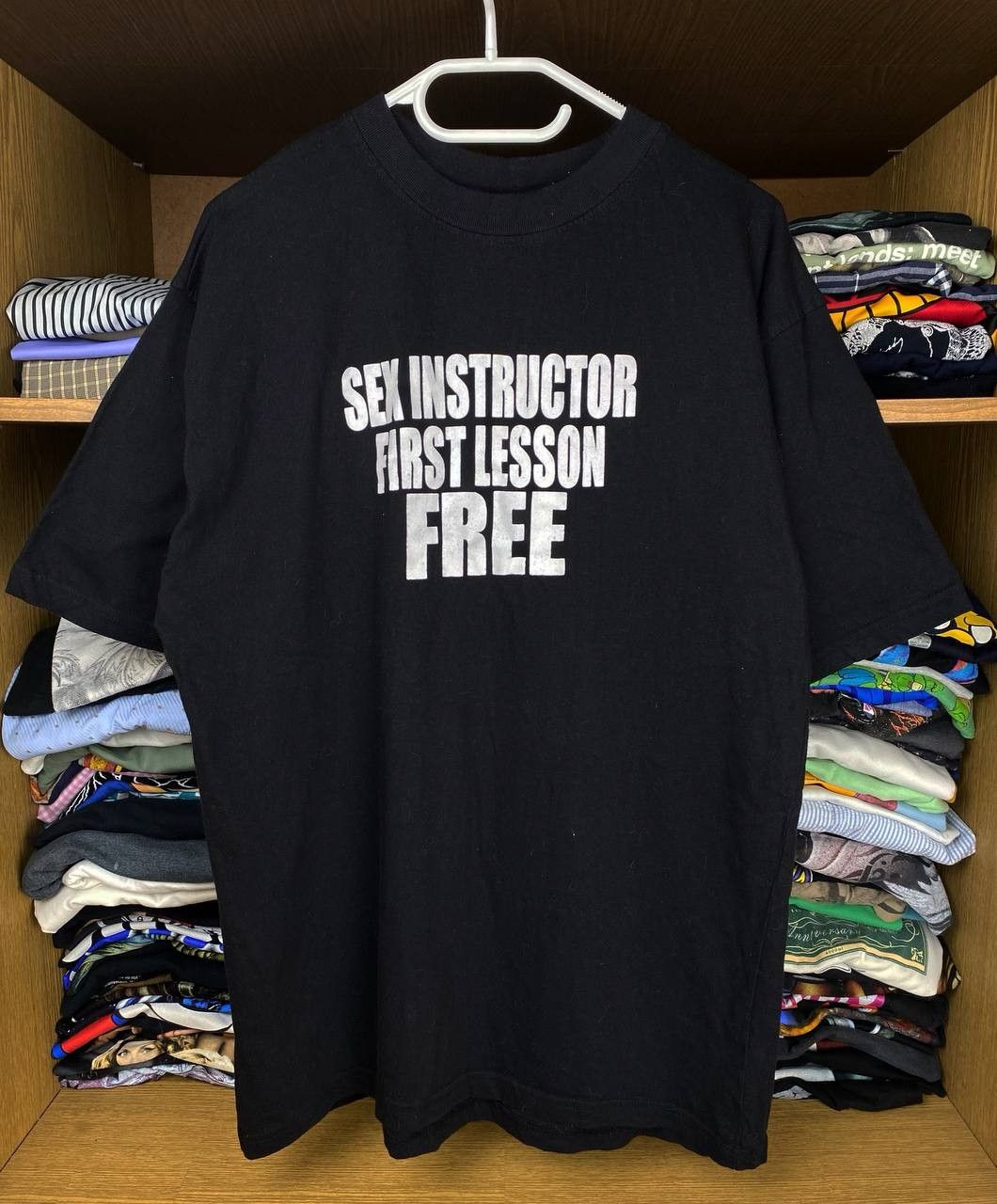 Sex Skateboards × Vintage Vintage 90s Sex Instructor Pornstar Humor tee Size US XL / EU 56 / 4 - 1 Thumbnail