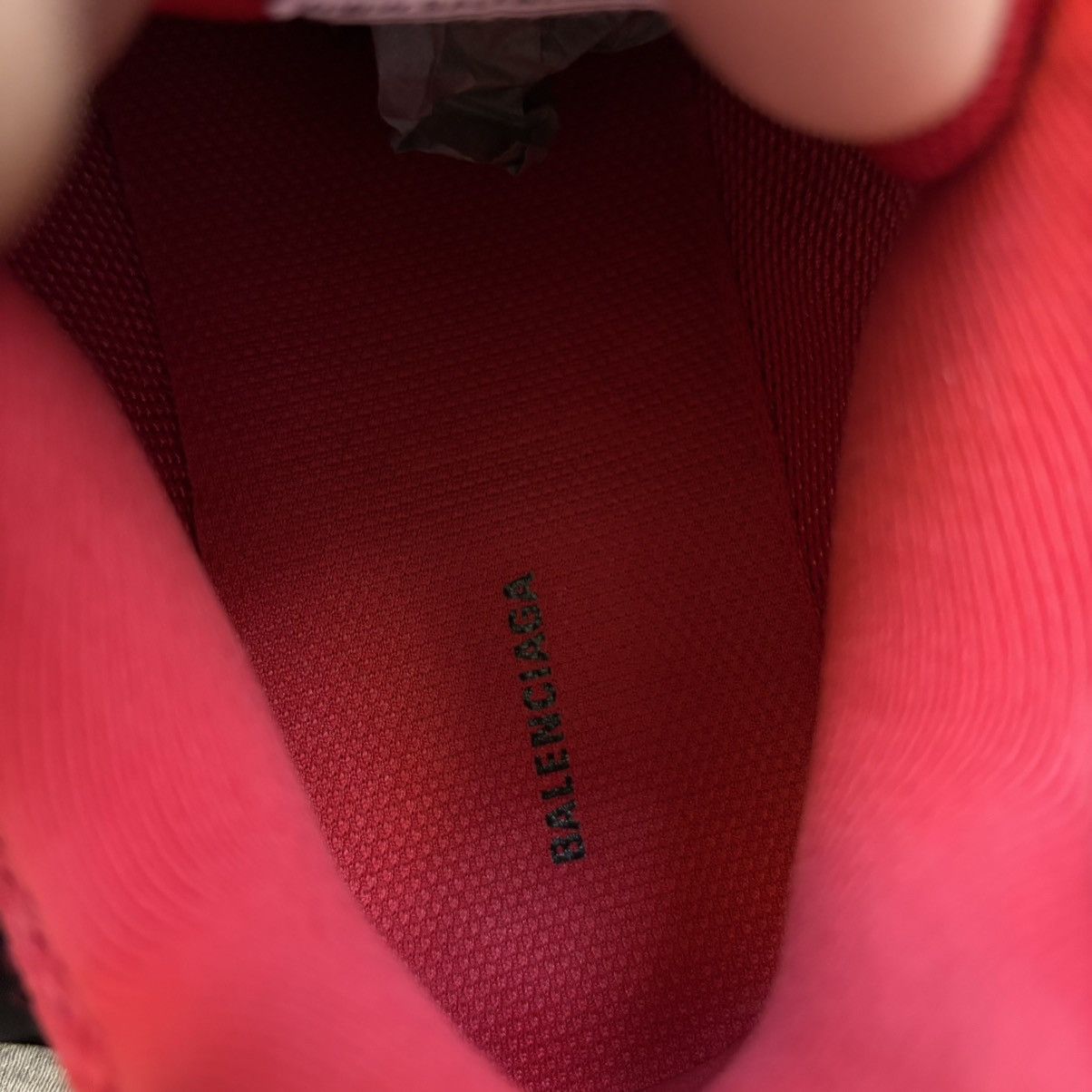 Balenciaga Balenciaga Track.3 Red Sneakers Brand New Size 12 Og All Size US 12 / EU 45 - 6 Thumbnail
