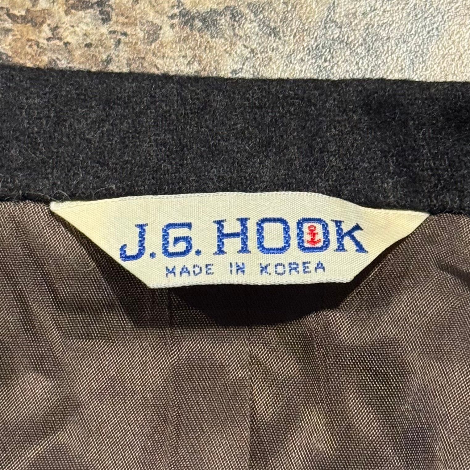 Other Vintage JG Hook Blazer Wool Preppy Minimalist Black Size 14 Size XL / US 12-14 / IT 48-50 - 3 Thumbnail