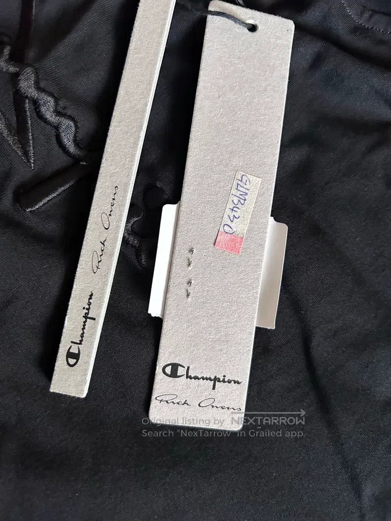 Rick Owens RICK OWENS Black pure cotton round-neck loose T-shirt Size US L / EU 52-54 / 3 - 9 Thumbnail