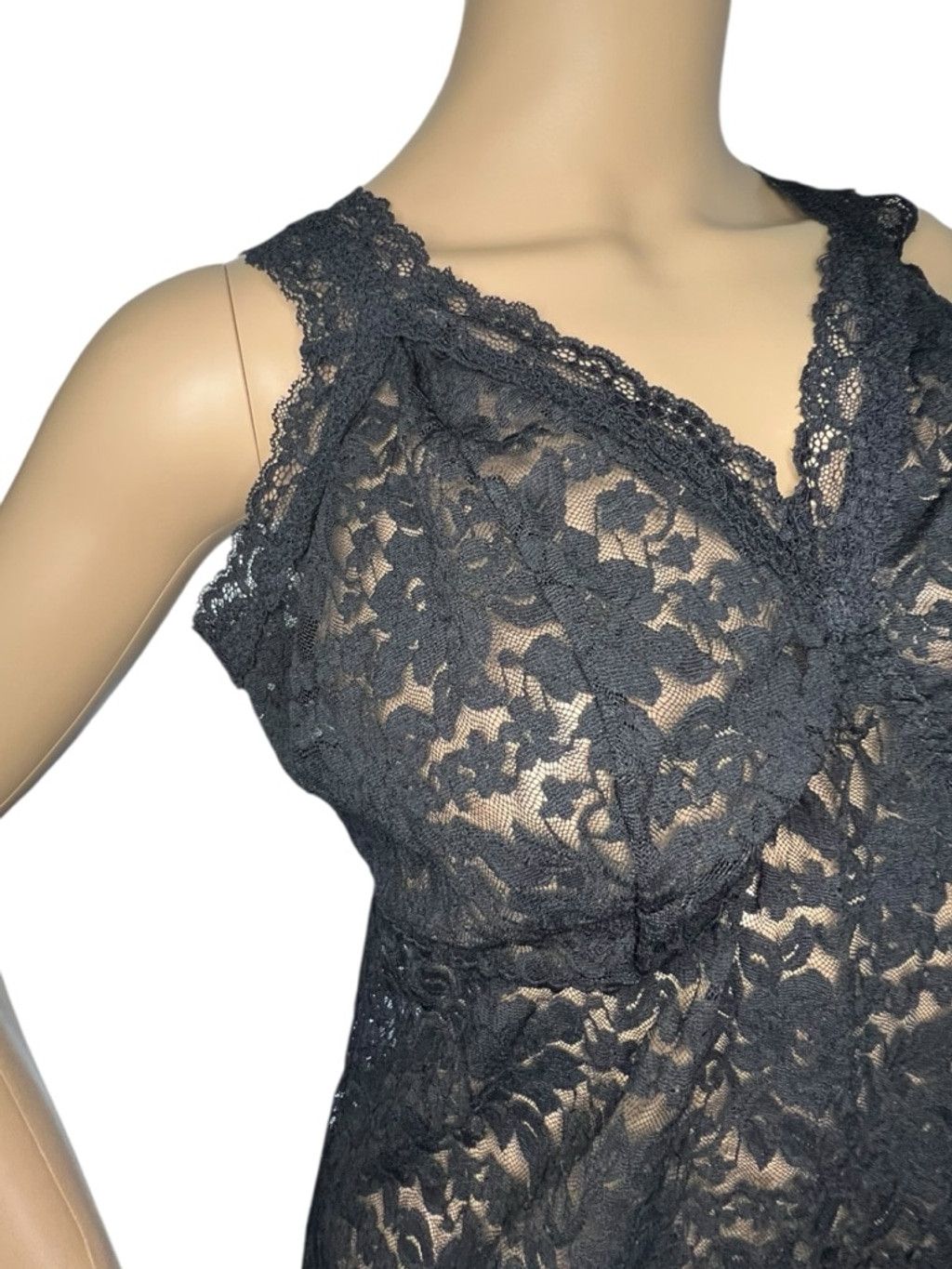 Torrid Torrid Sheer Floral Lace Sleeveless Lingerie Tank Top Size L / US 10 / IT 46 - 2 Thumbnail