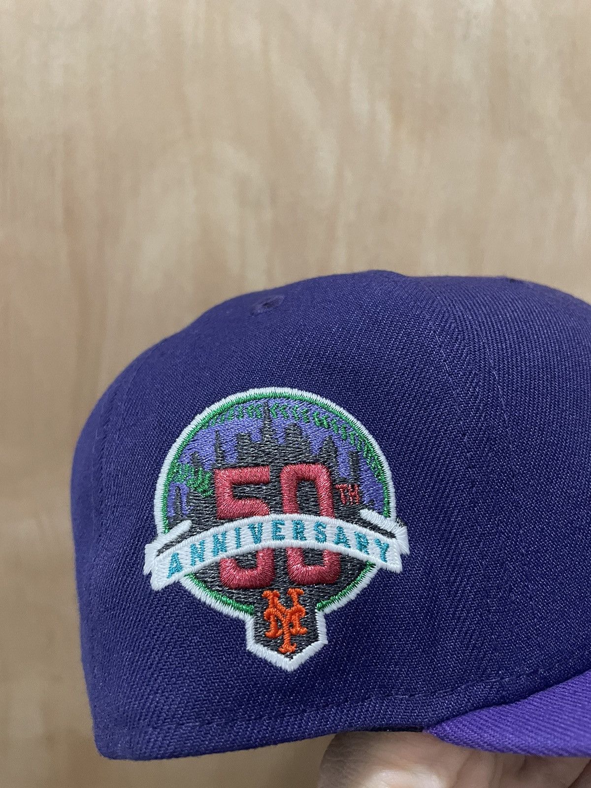 New Era Myfitteds ams collab New York Mets 50th anniversary 7 1/2 Size ONE SIZE - 4 Thumbnail