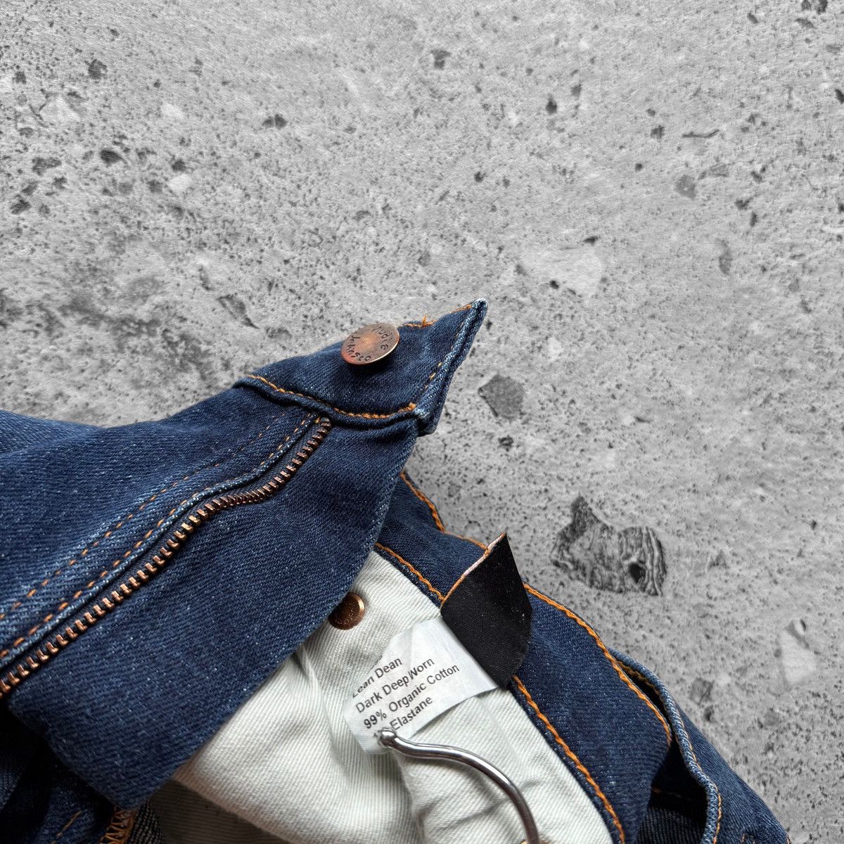 Nudie Jeans Nudie Mens Blue Organic Cotton Denim Shorts Zipper Closure Size US 31 - 5 Thumbnail