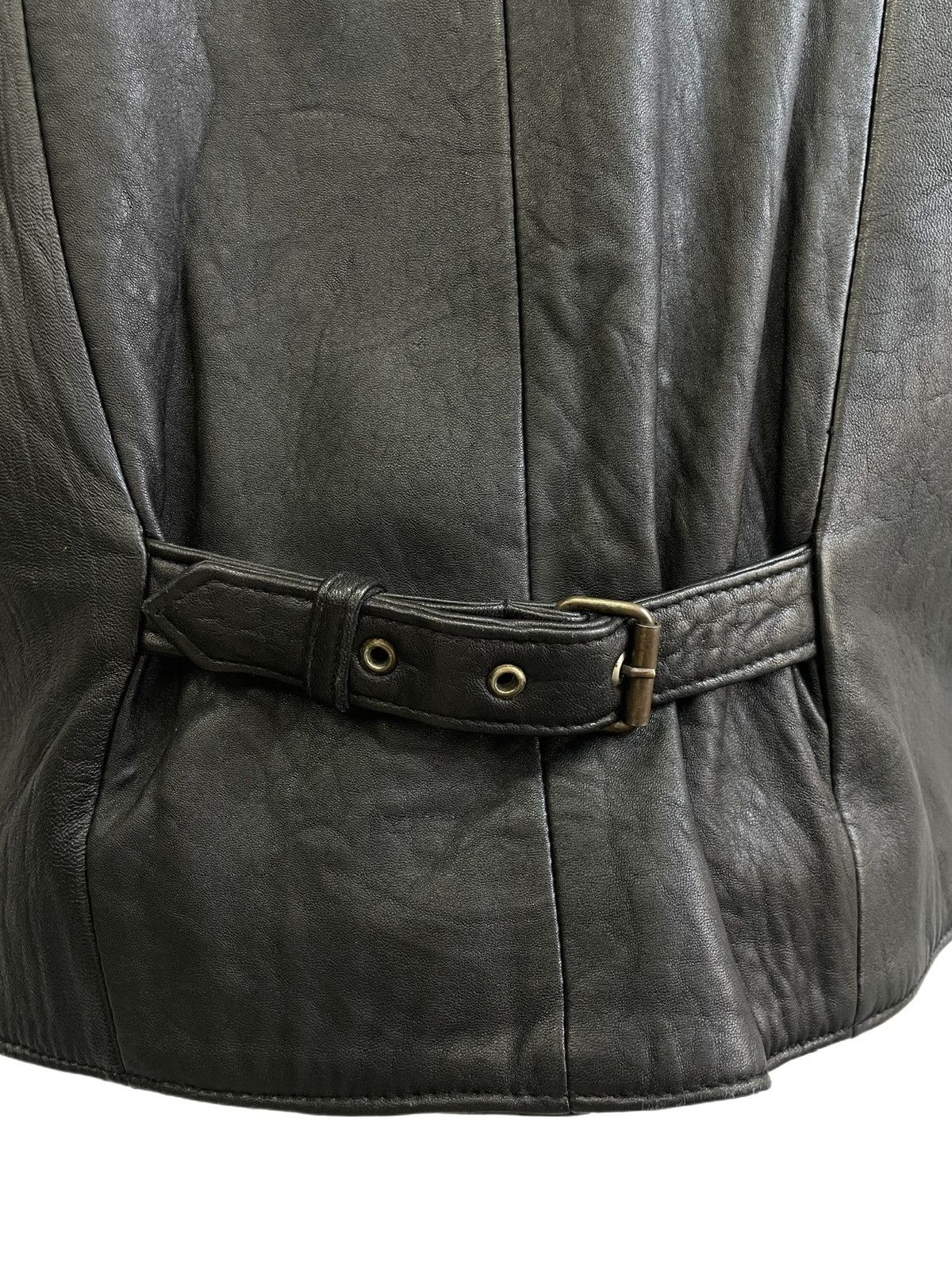 Harley Davidson Vintage leather vest biker gothic y2k style harley davidson Size US L / EU 52-54 / 3 - 10 Thumbnail