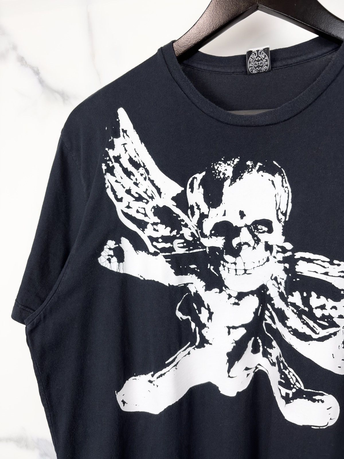 Chrome Hearts Chrome Hearts Vintage Foti Skeleton Big Print Tshirt Black Size US L / EU 52-54 / 3 - 3 Thumbnail