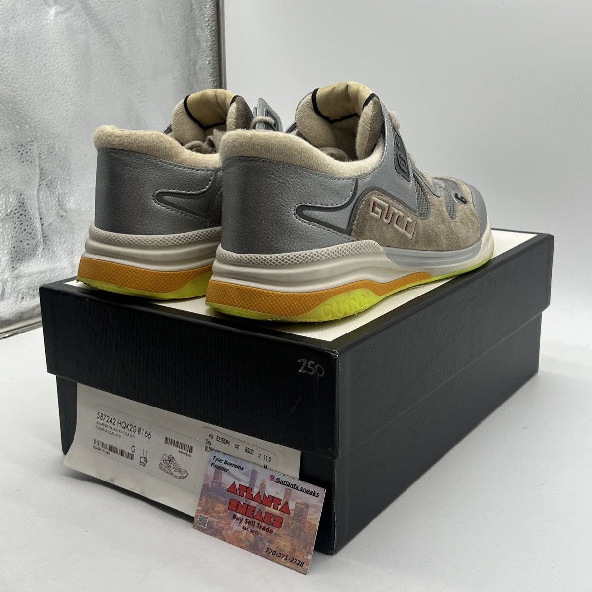 Gucci Gucci ultrapace silver metallic Size US 11 / EU 44 - 5 Thumbnail