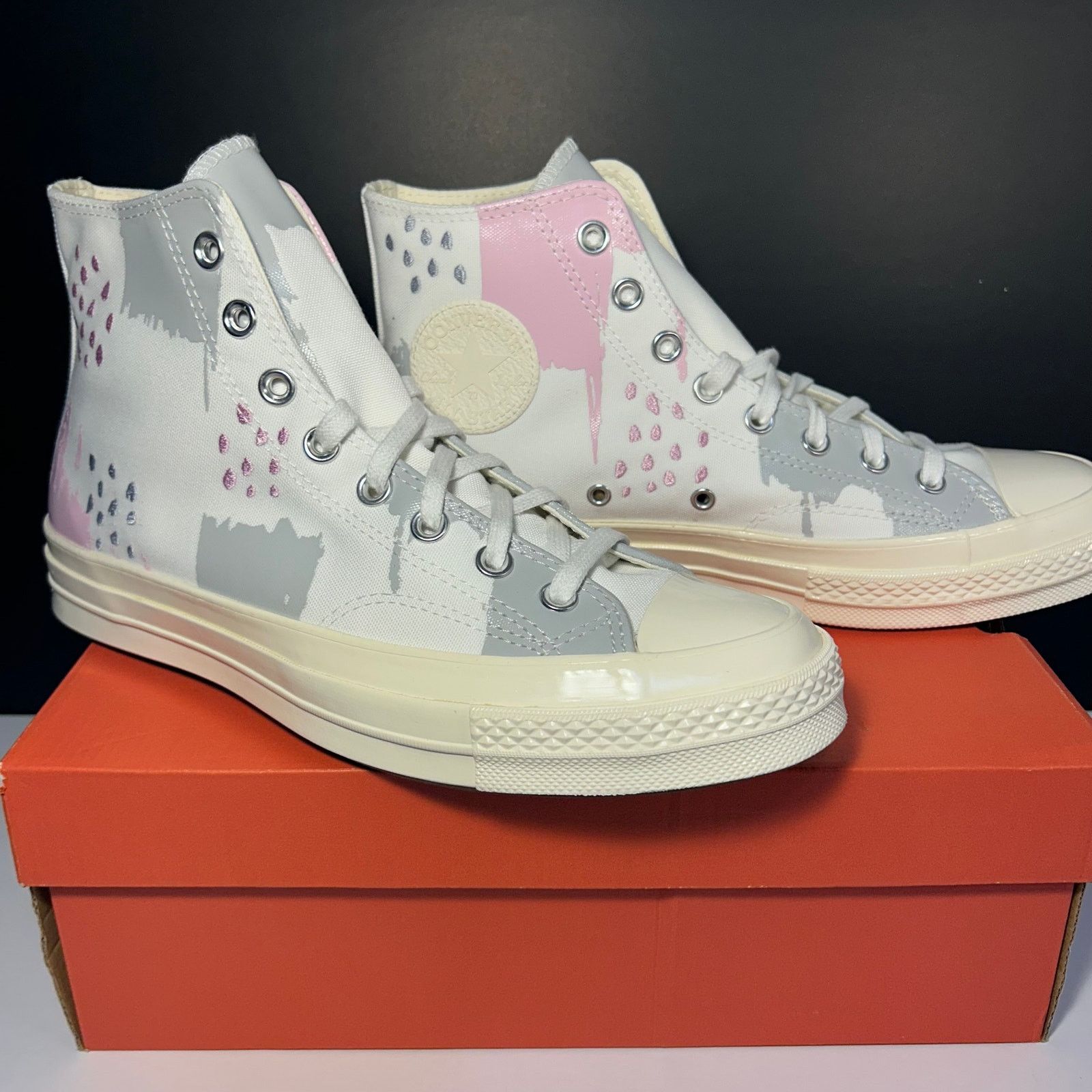 Converse Converse Chuck 70 Hi Abstract Print Sneakers W 10.5 A04214C Size US 10.5 / IT 40.5 - 3 Thumbnail