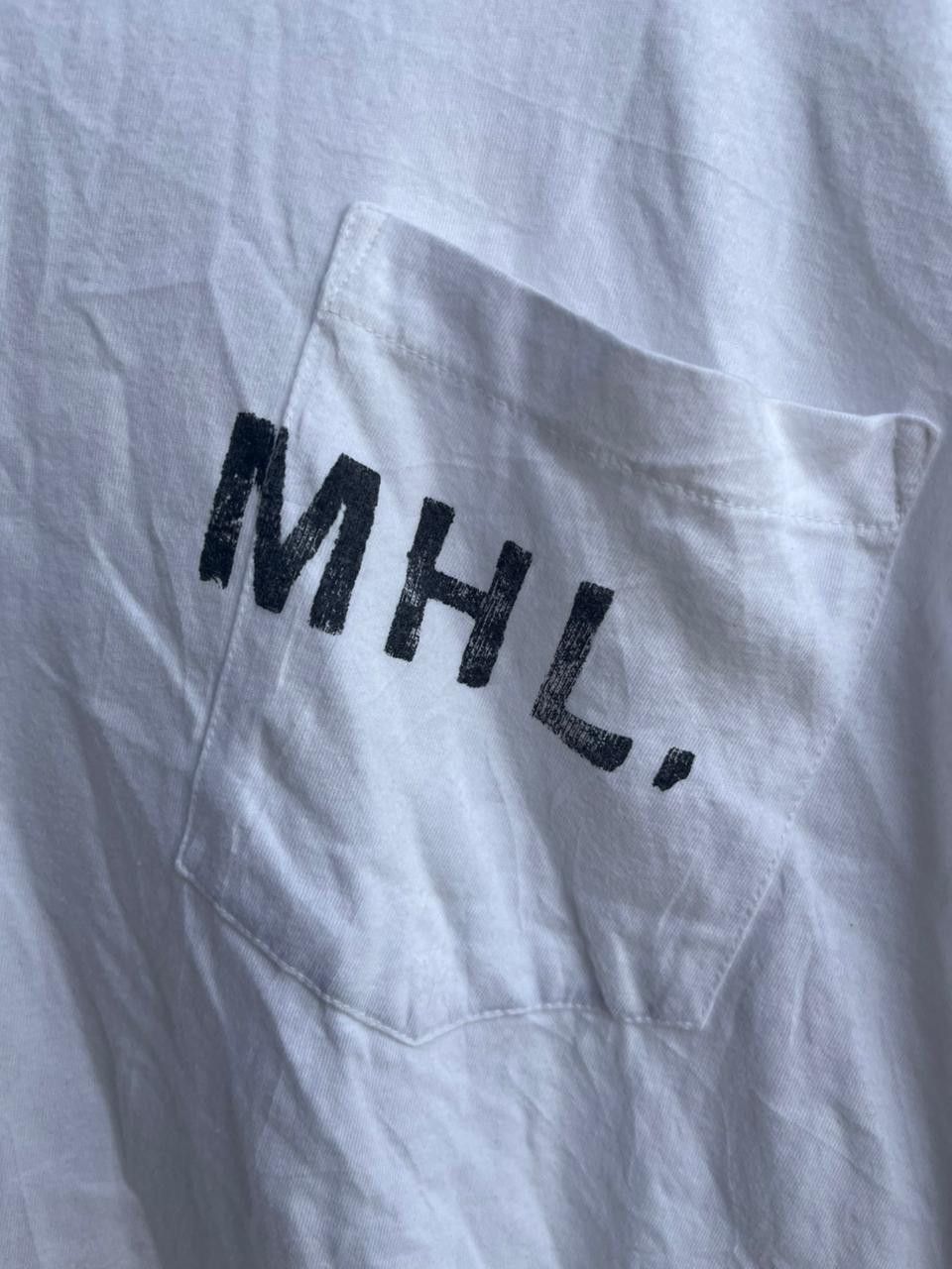 Margaret Howell MHL VINTAGE MARGARET HOWELL LOGO POCKET XLS TEE Size US XL / EU 56 / 4 - 2 Thumbnail