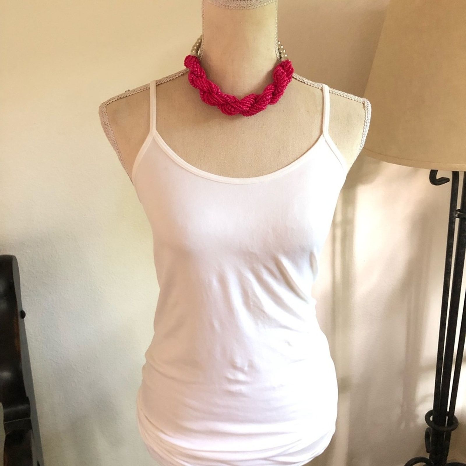 Jewelry Bold hot pink twisted seed bead chocker necklace Size ONE SIZE - 3 Thumbnail
