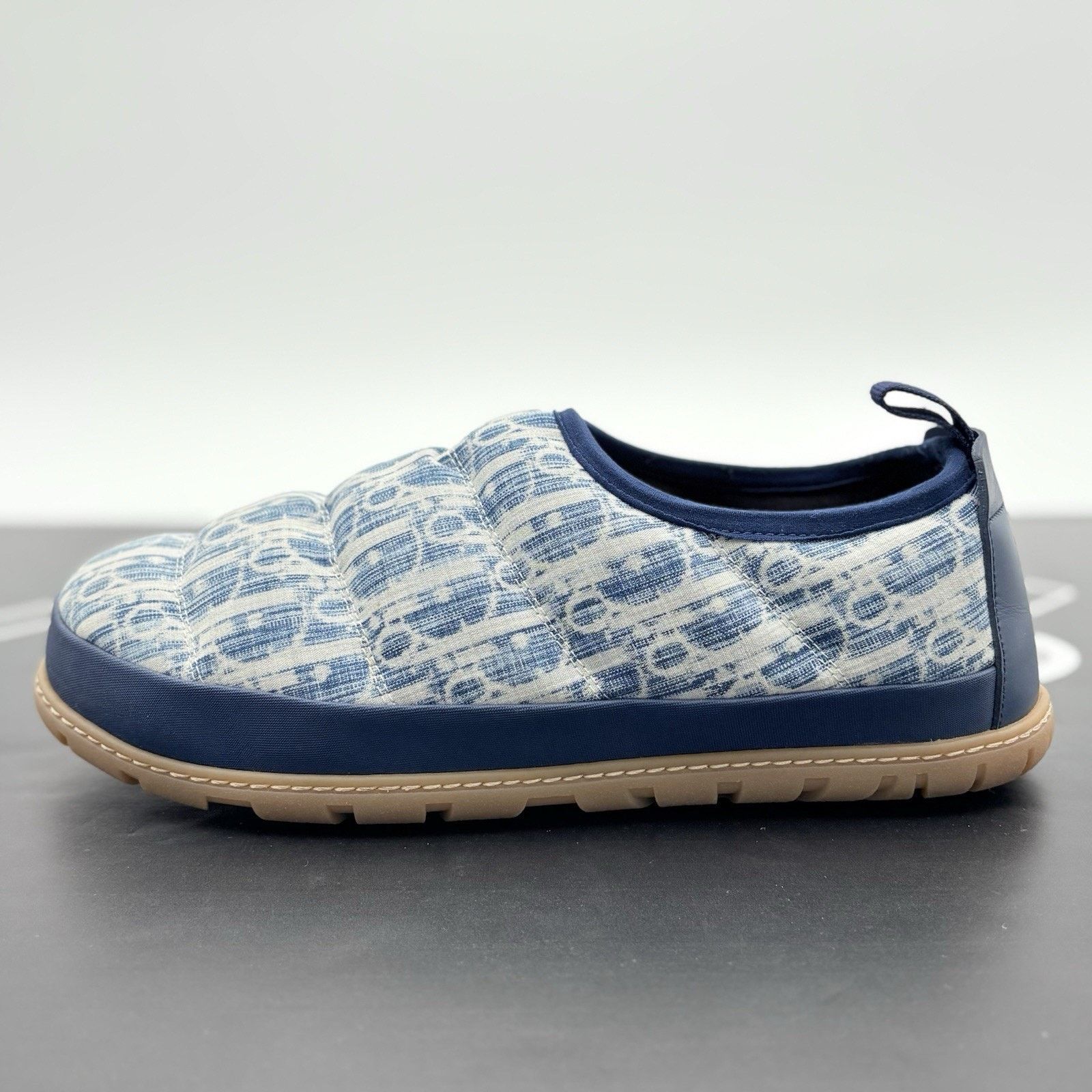 Dior Dior Snow Quilted Puffer Oblique Slipper ' Blue '| EXCELLENT Size US 9 / EU 42 - 8 Thumbnail