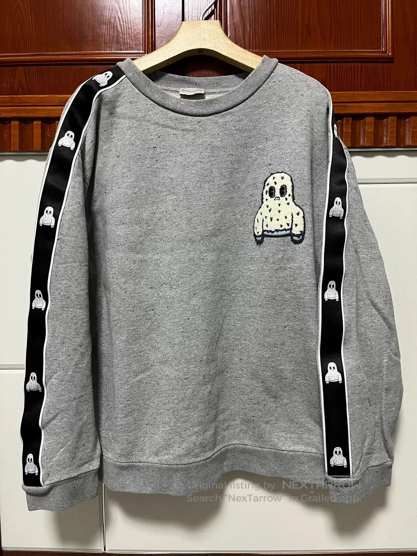 Moncler Moncler Ghost Snowman Embroidered Sweatshirt. Size US L / EU 52-54 / 3 - 1 Thumbnail