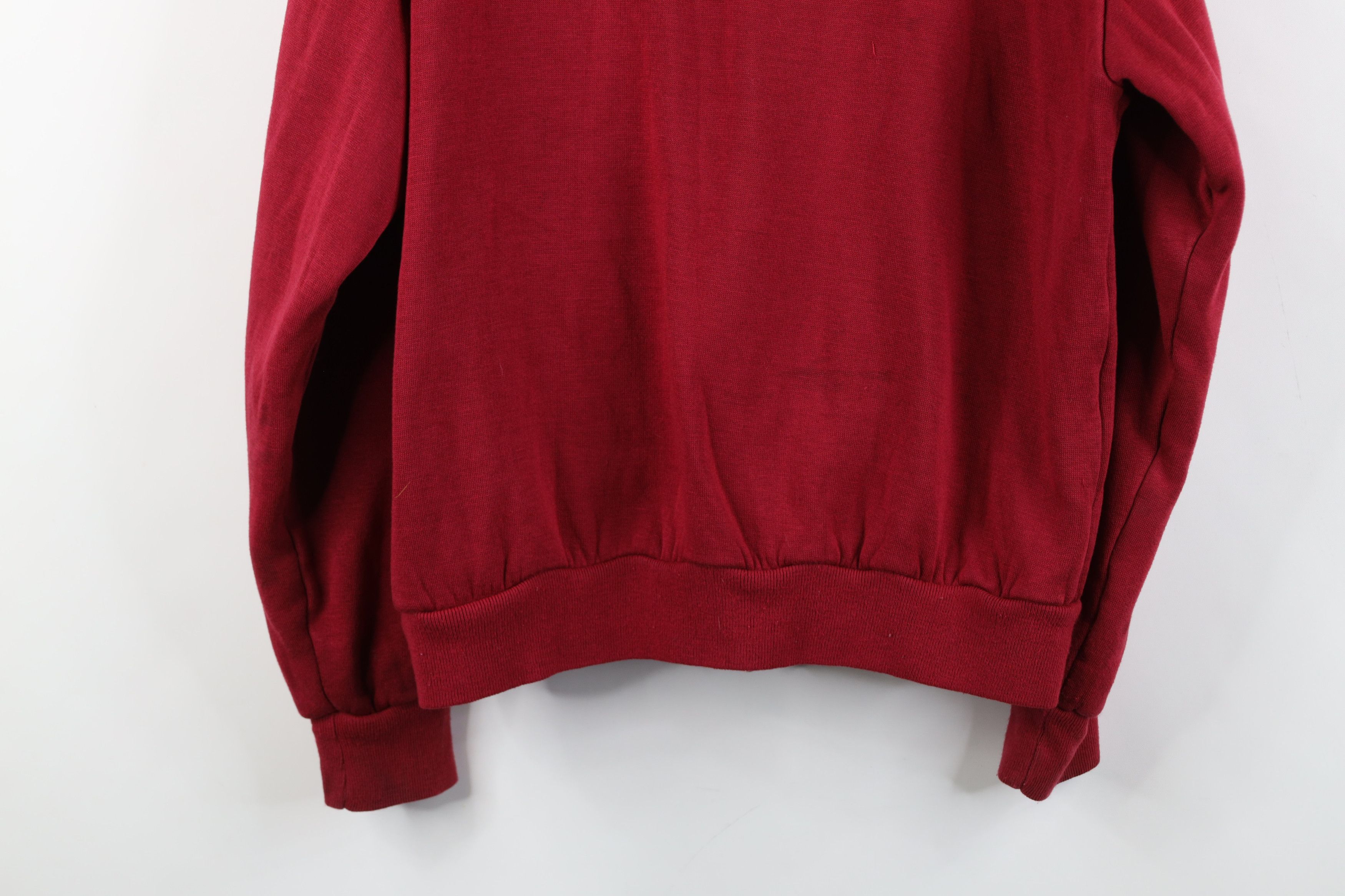 Vintage Vintage 90s Streetwear Waffle Knit Lined Hoodie Sweatshirt Size US M / EU 48-50 / 2 - 13 Thumbnail