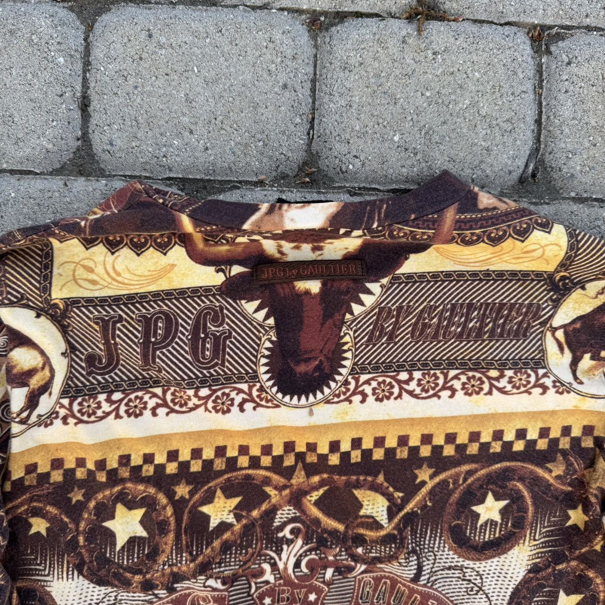 Jean Paul Gaultier 1990’s Jean Paul Gaultier Native American Indian Longsleeve Size US S / EU 44-46 / 1 - 5 Thumbnail
