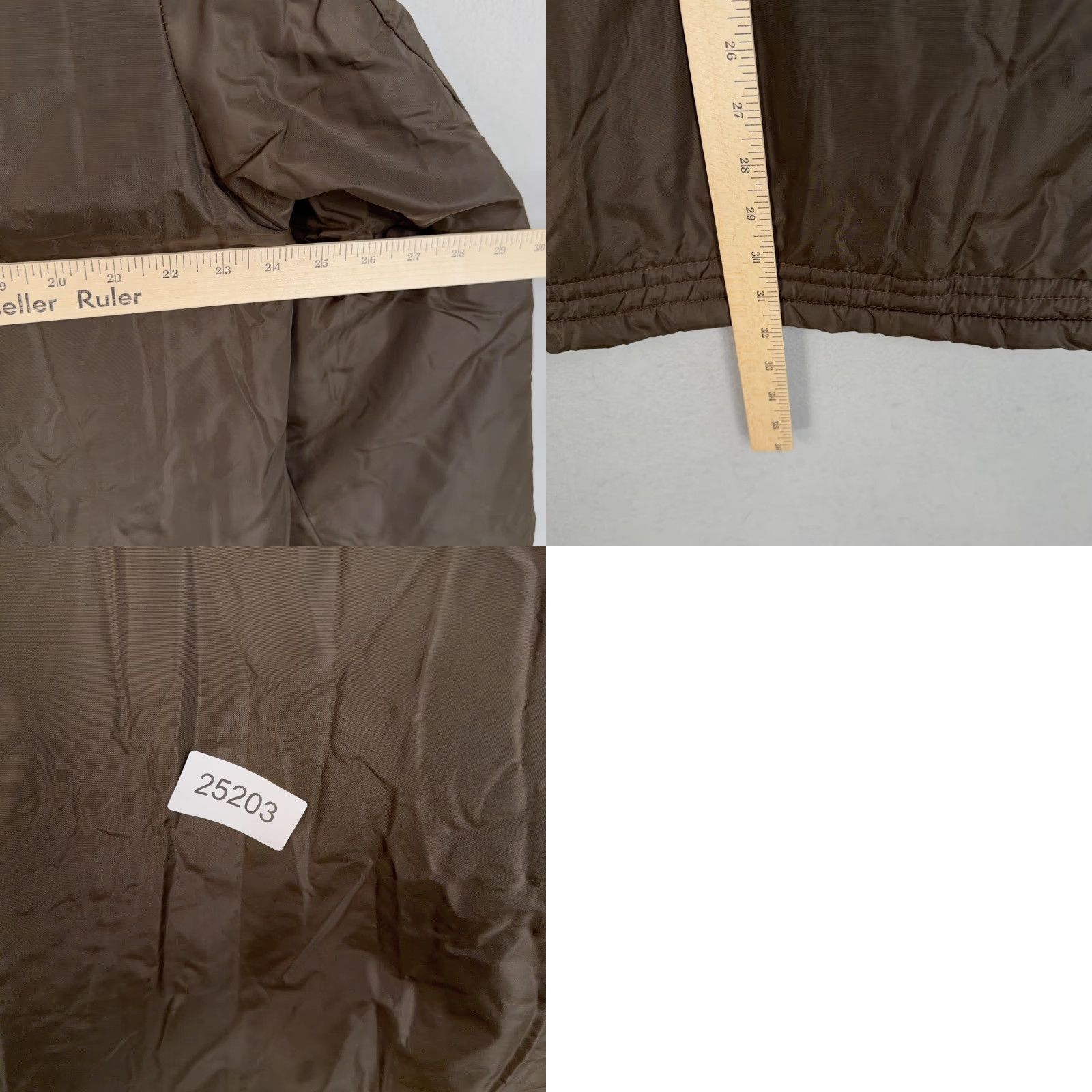 Vintage VINTAGE Parka Coat Mens XL Hooded Quilted Insulated Removable Hood Nylon Brown ZIP Size US XL / EU 56 / 4 - 9 Thumbnail