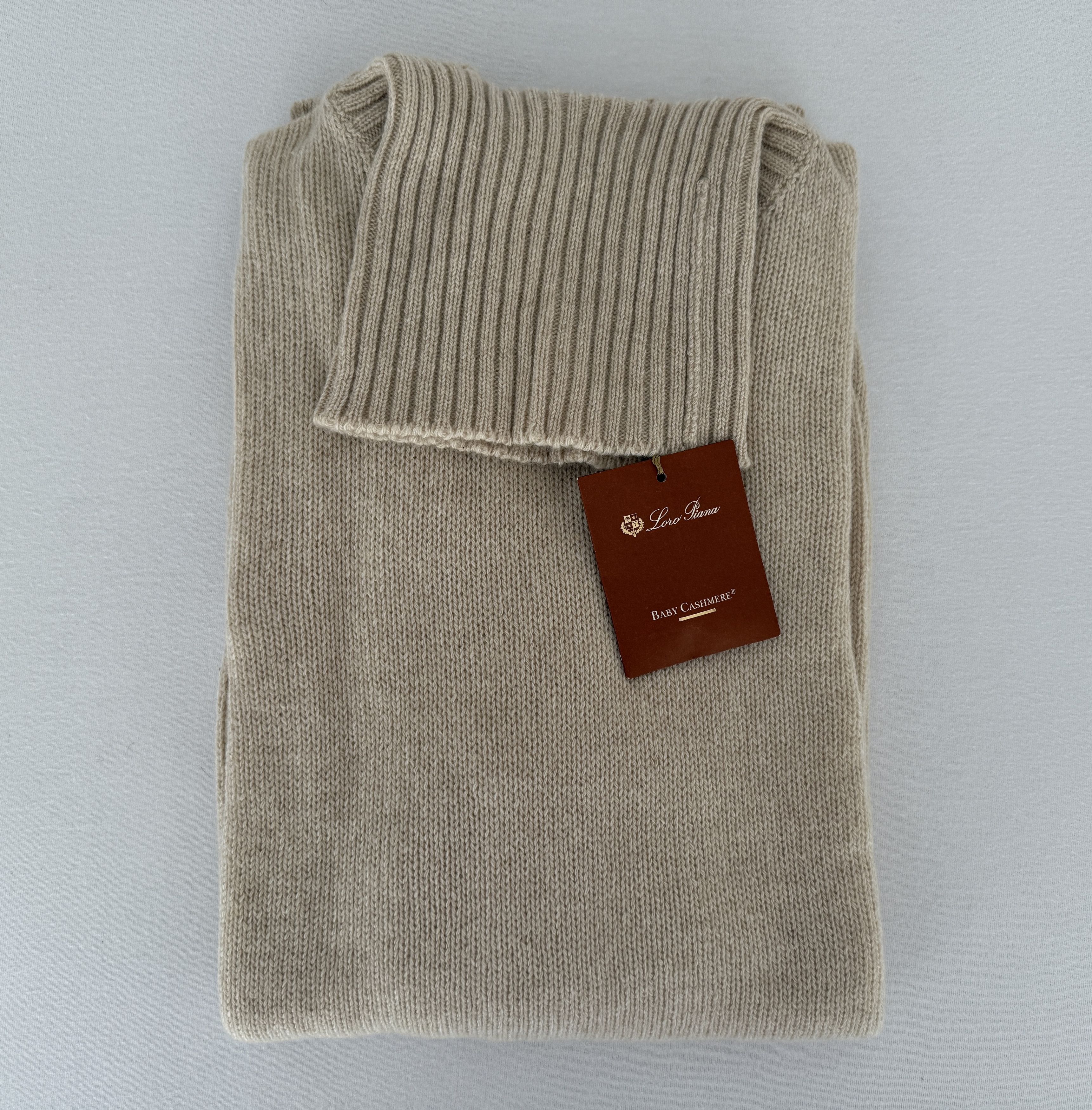 Loro Piana Baby Cashmere Dolce Vita Rollneck Light Beige Size US L / EU 52-54 / 3 - 2 Thumbnail